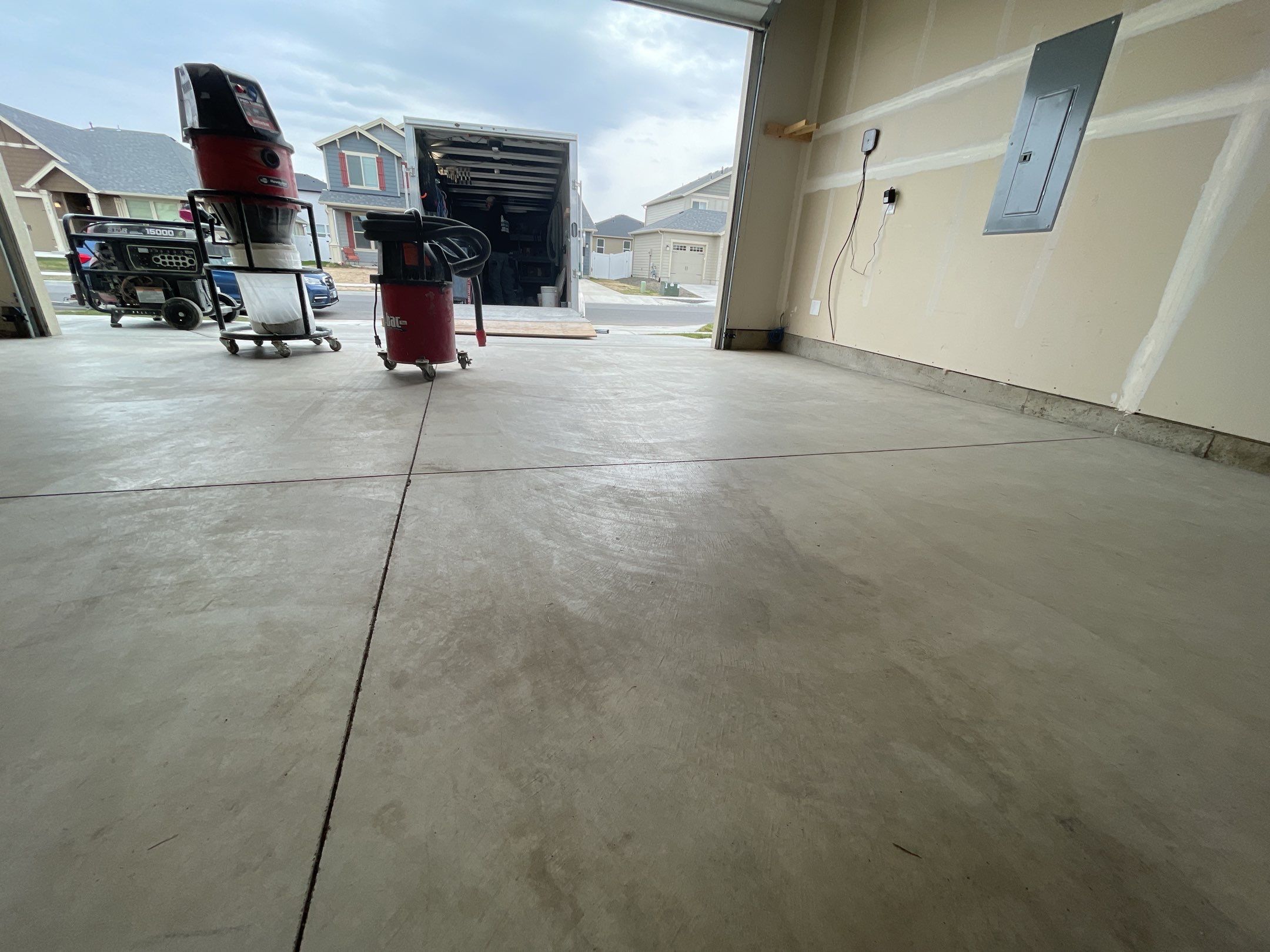 Garage Transformation using Domino by Croc Coatings, LLC