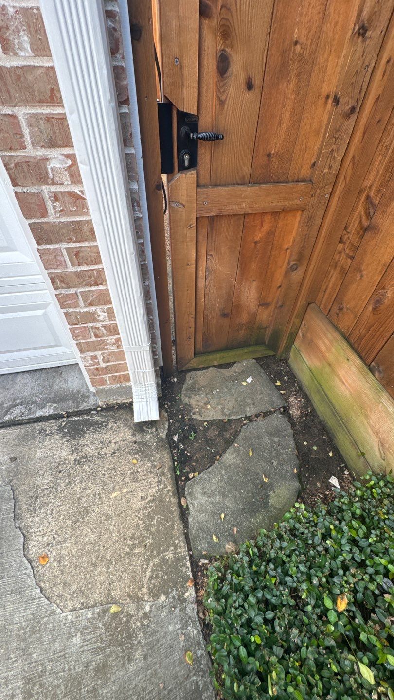 Driveway Concrete Replacement & French Drainage System by Texas Urban Elements