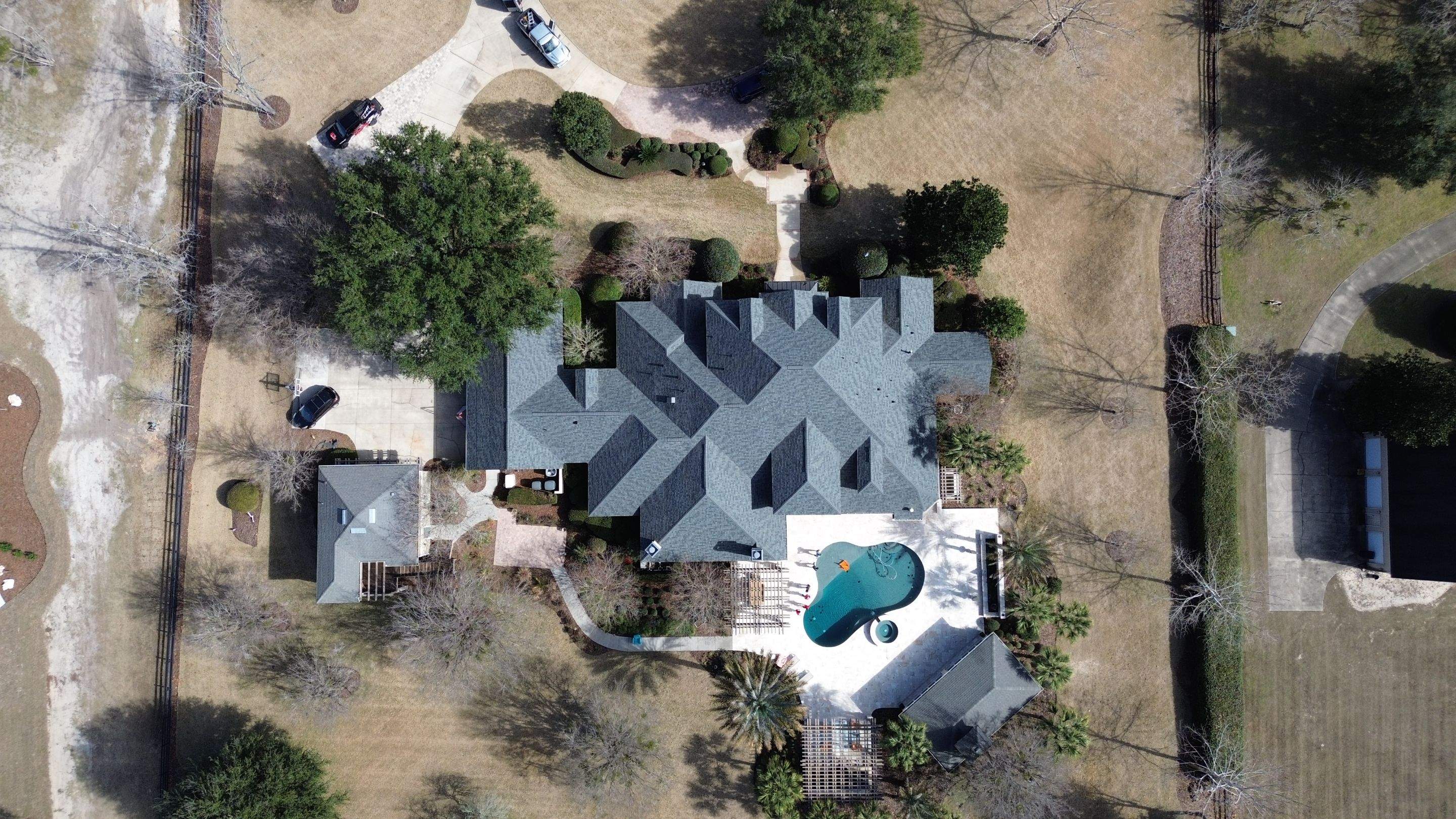 Huge shingle reroof in Newberry, FL by Brehm Roofing