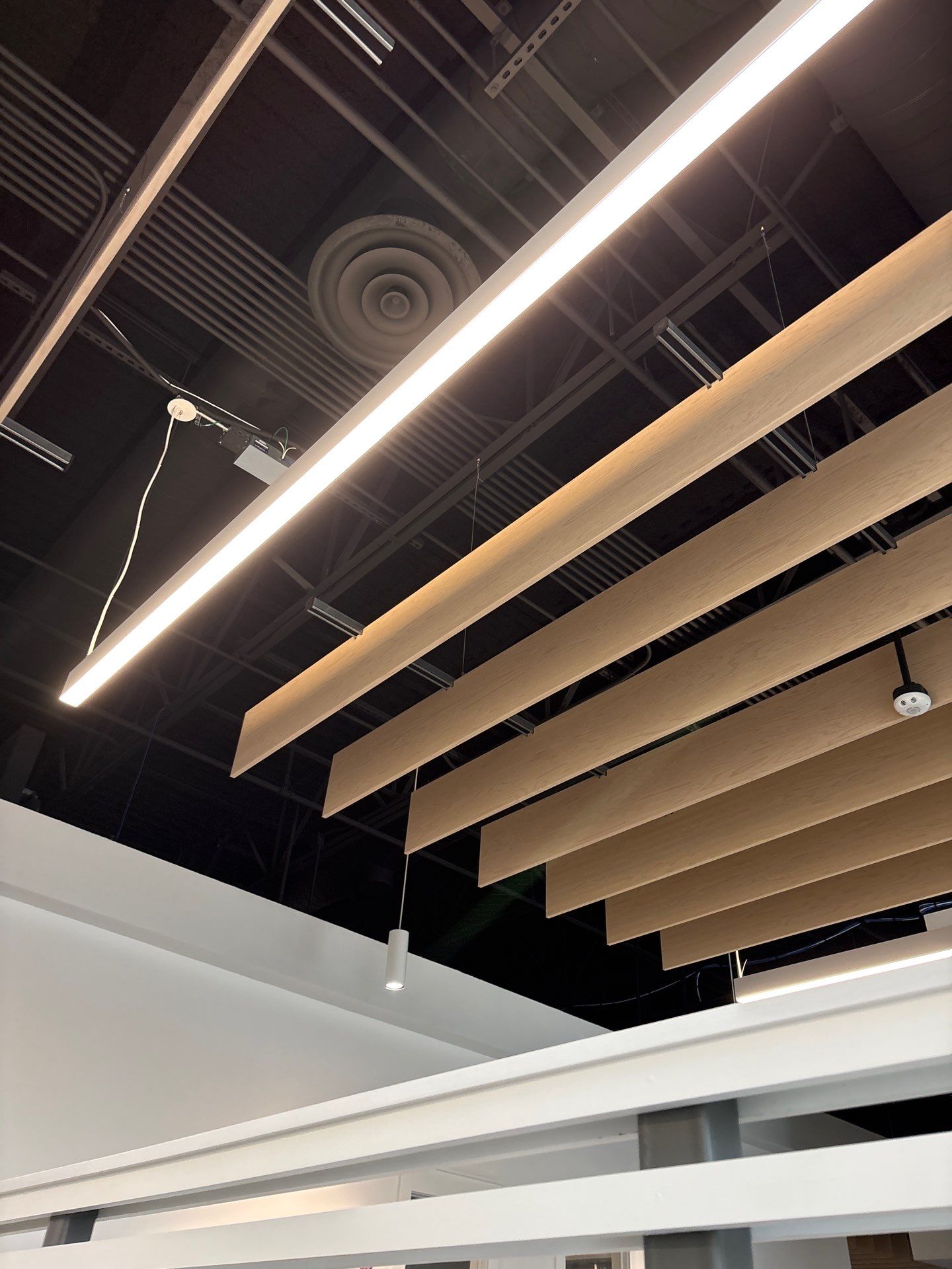 Modern Commercial Office Renovation and Acoustic Ceiling Installation by CompanyCam Sales Demo