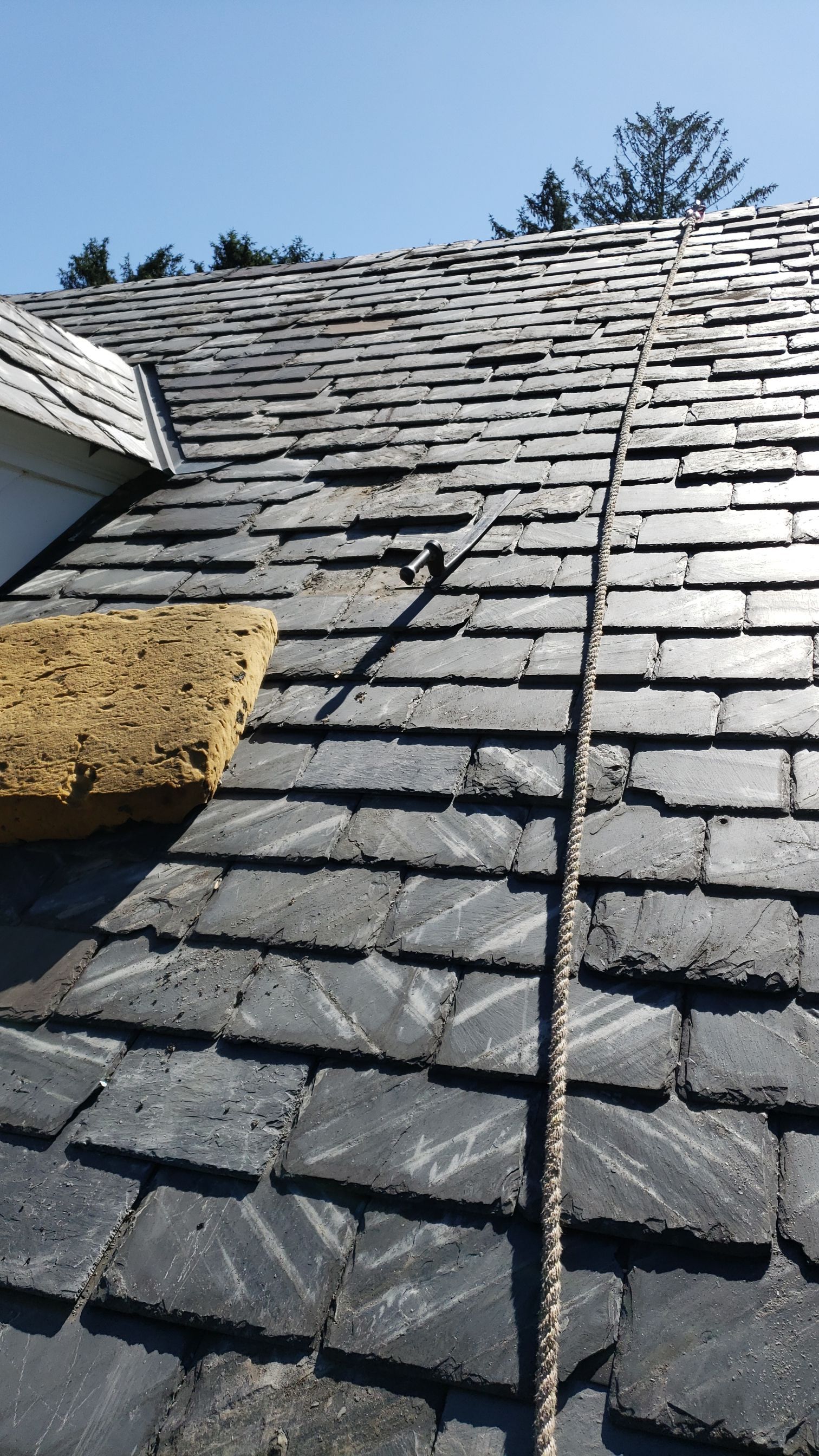 Slate repair in Guilford by Roof Right Inc