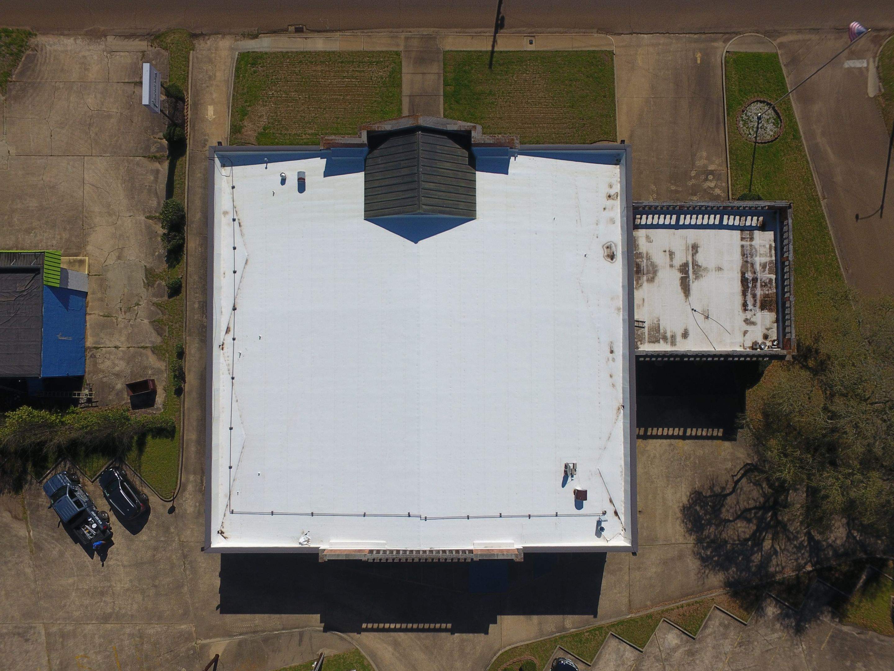 Commercial Roofing Installation using 50 mil PVC by Hostetler Roofing