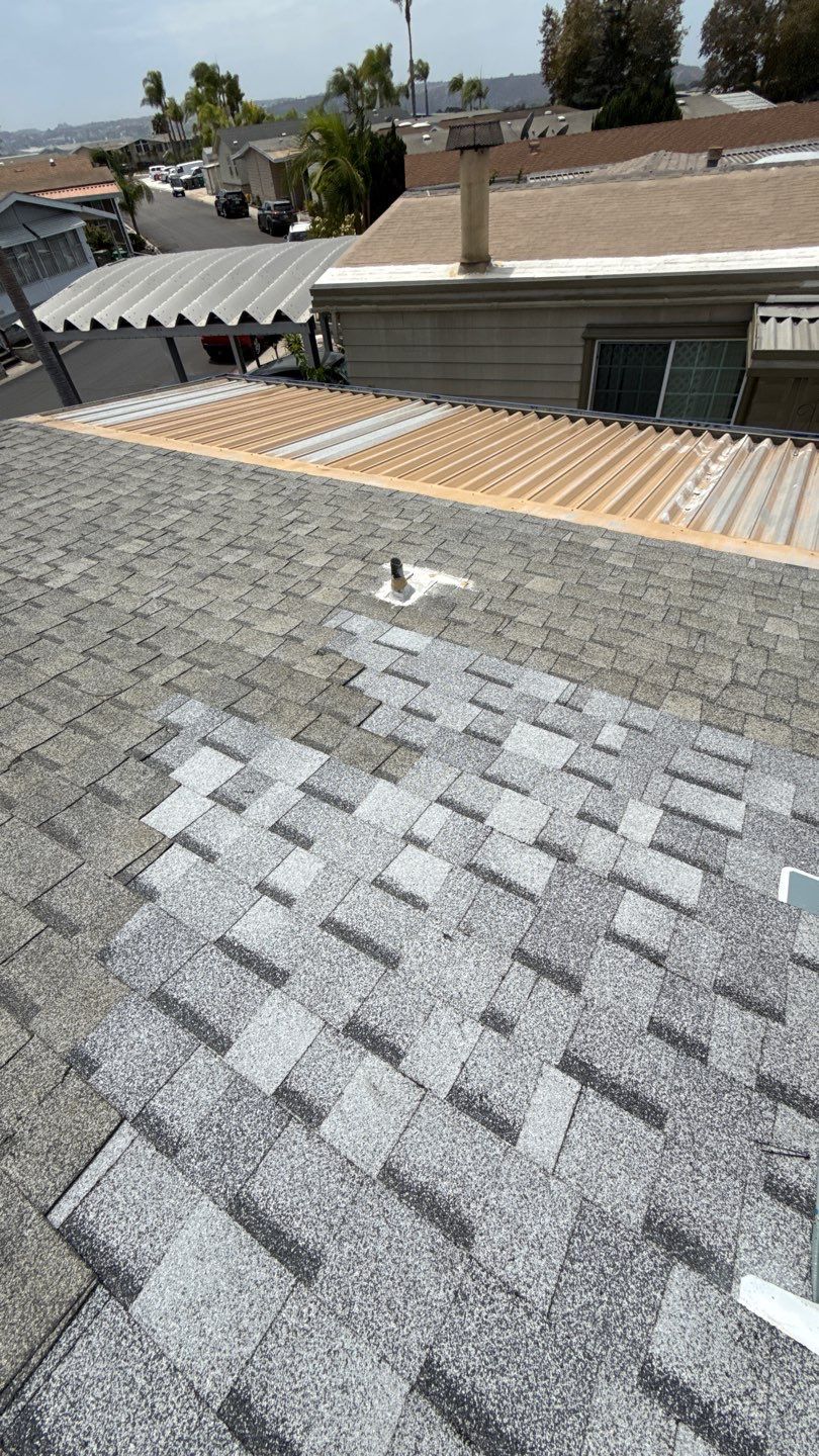 San Diego Skylight Replacement and Asphalt Shingle Roof Repair by Reliable Roofing San Diego Inc.