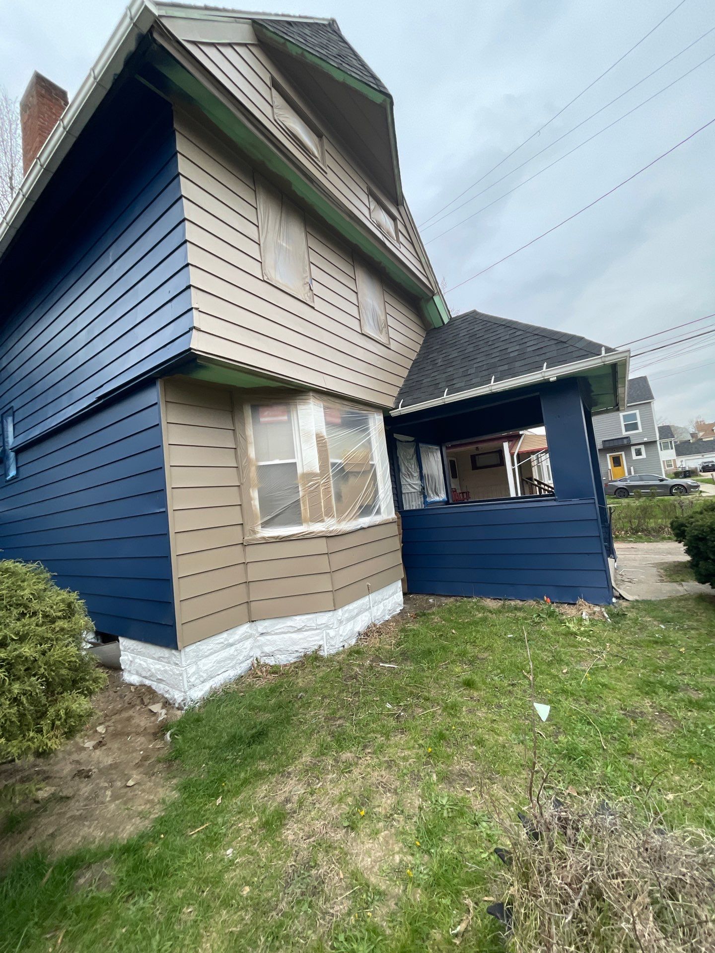 Exterior Painting using Benjamin Moore Element Guard by Callaway Contracting LLC