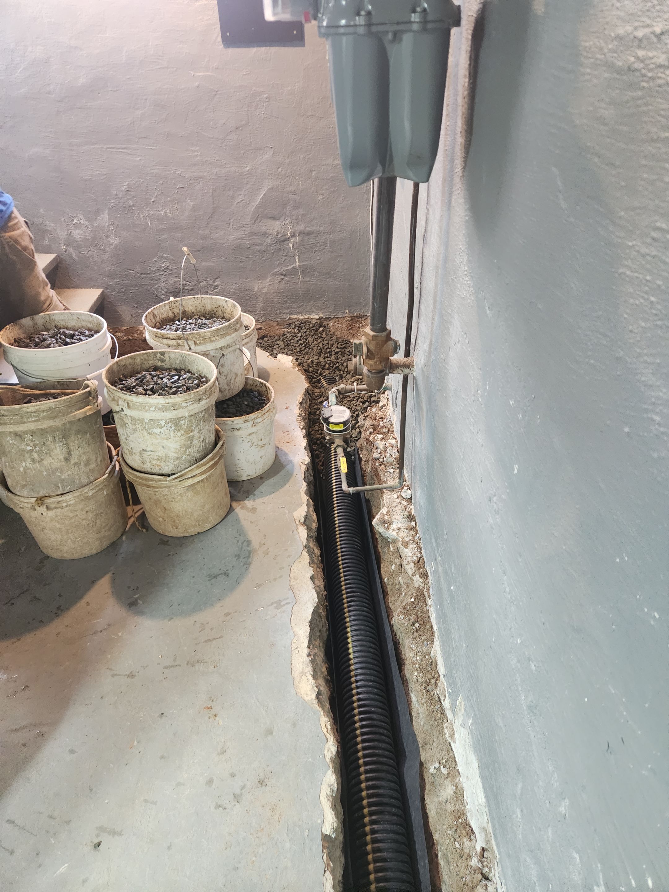 Interior French Drain River Edge NJ by Pure Service Pro, LLC 