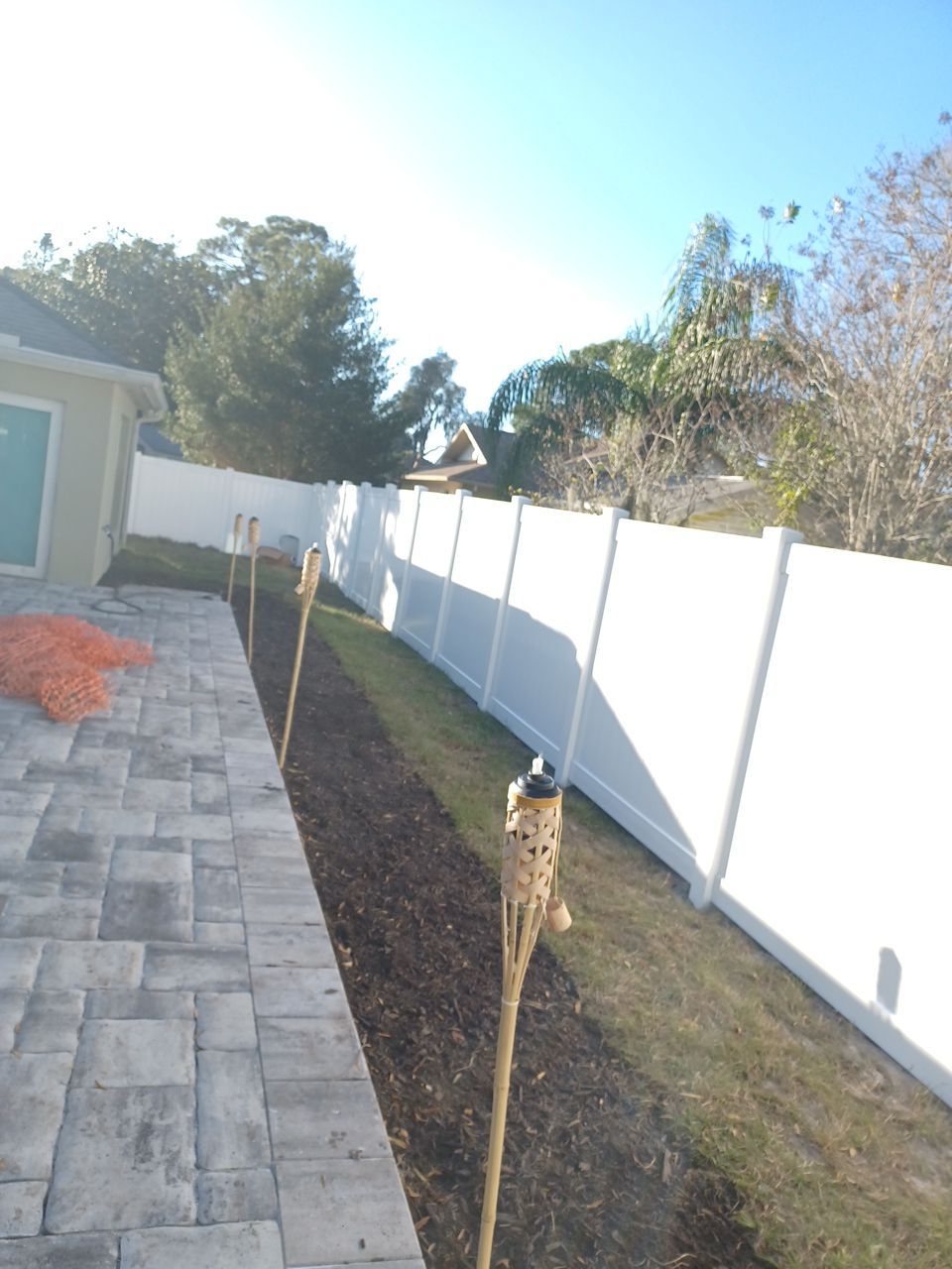 Venice, FL 6 ft. Tall White Vinyl Privacy Fence  by Asap fence and gates, LLC