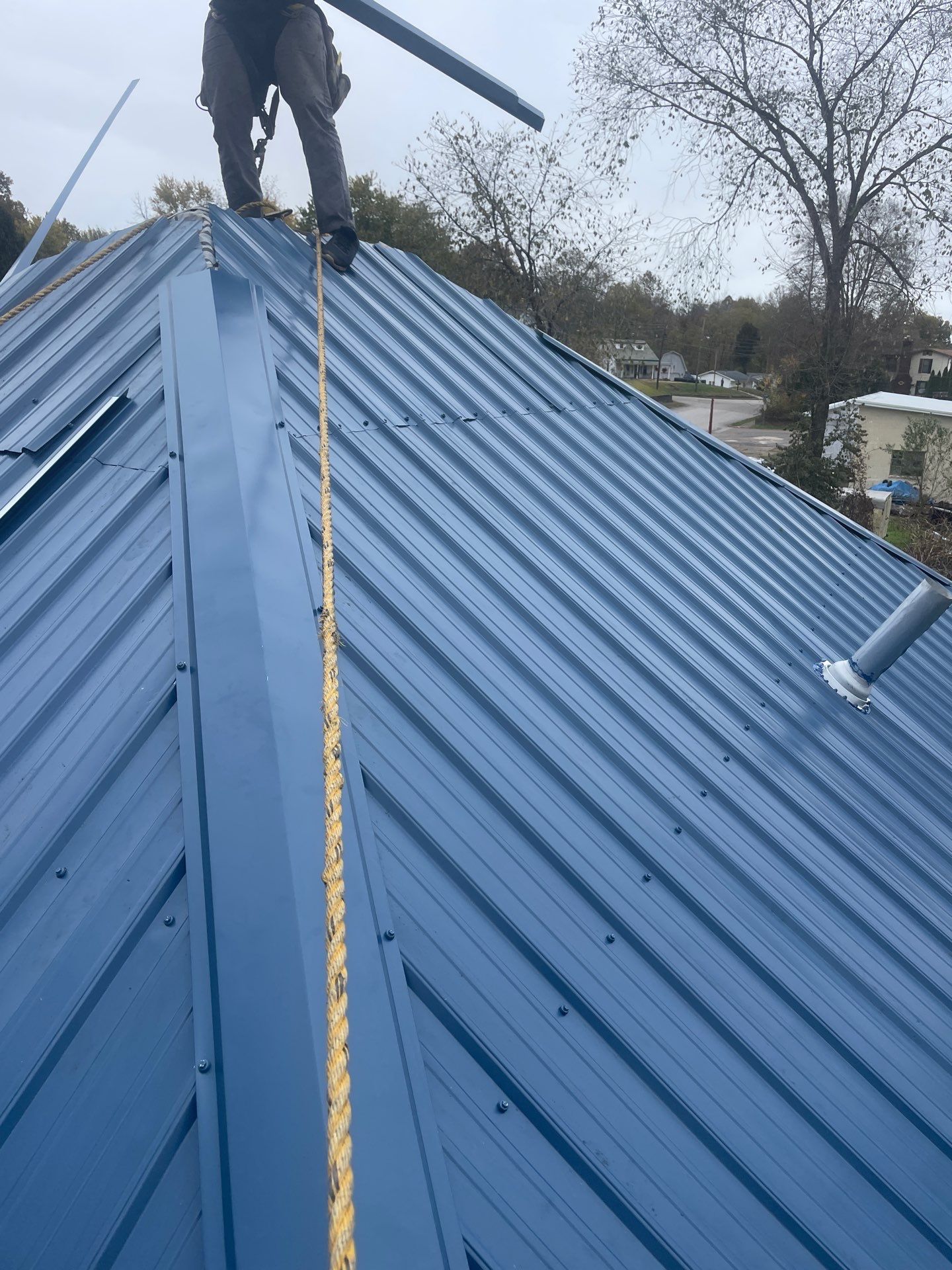 Residential Roofing Installation using Metal by Rainstoppers Roofing