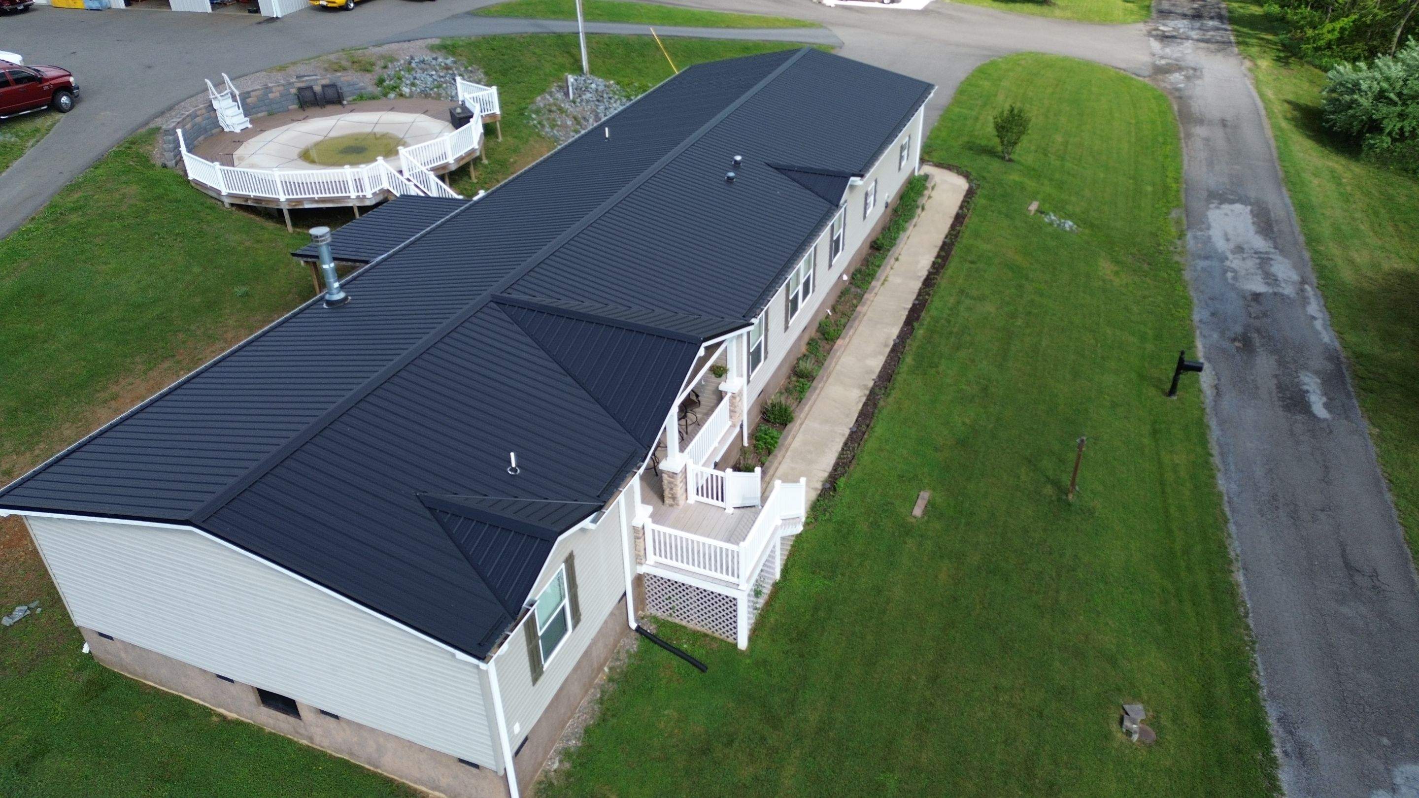Black Frost AG Panel by Omnia Roofing