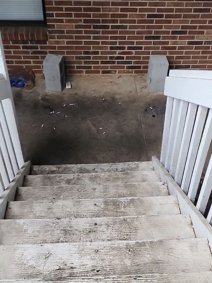 Apartment wash using cleaner by Power Wash Masters LLC