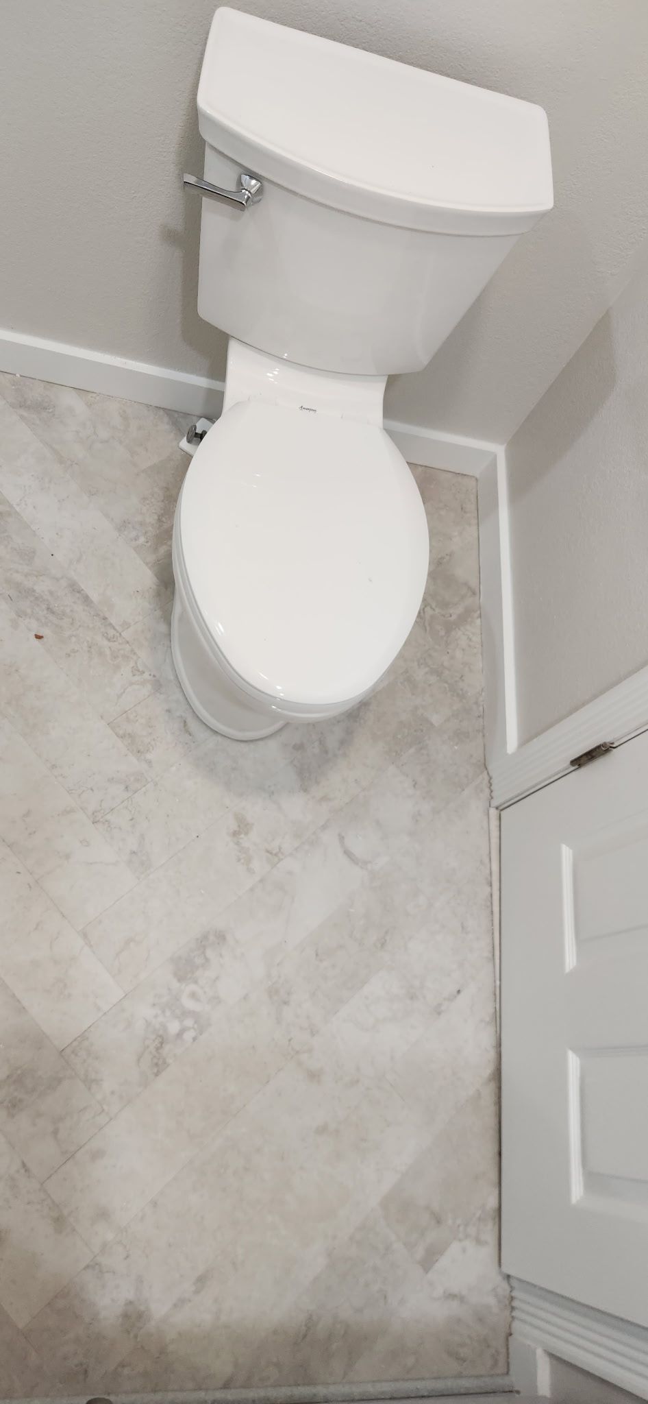 Small Bathroom Remodel by Cornerstone Home Builders, LLC