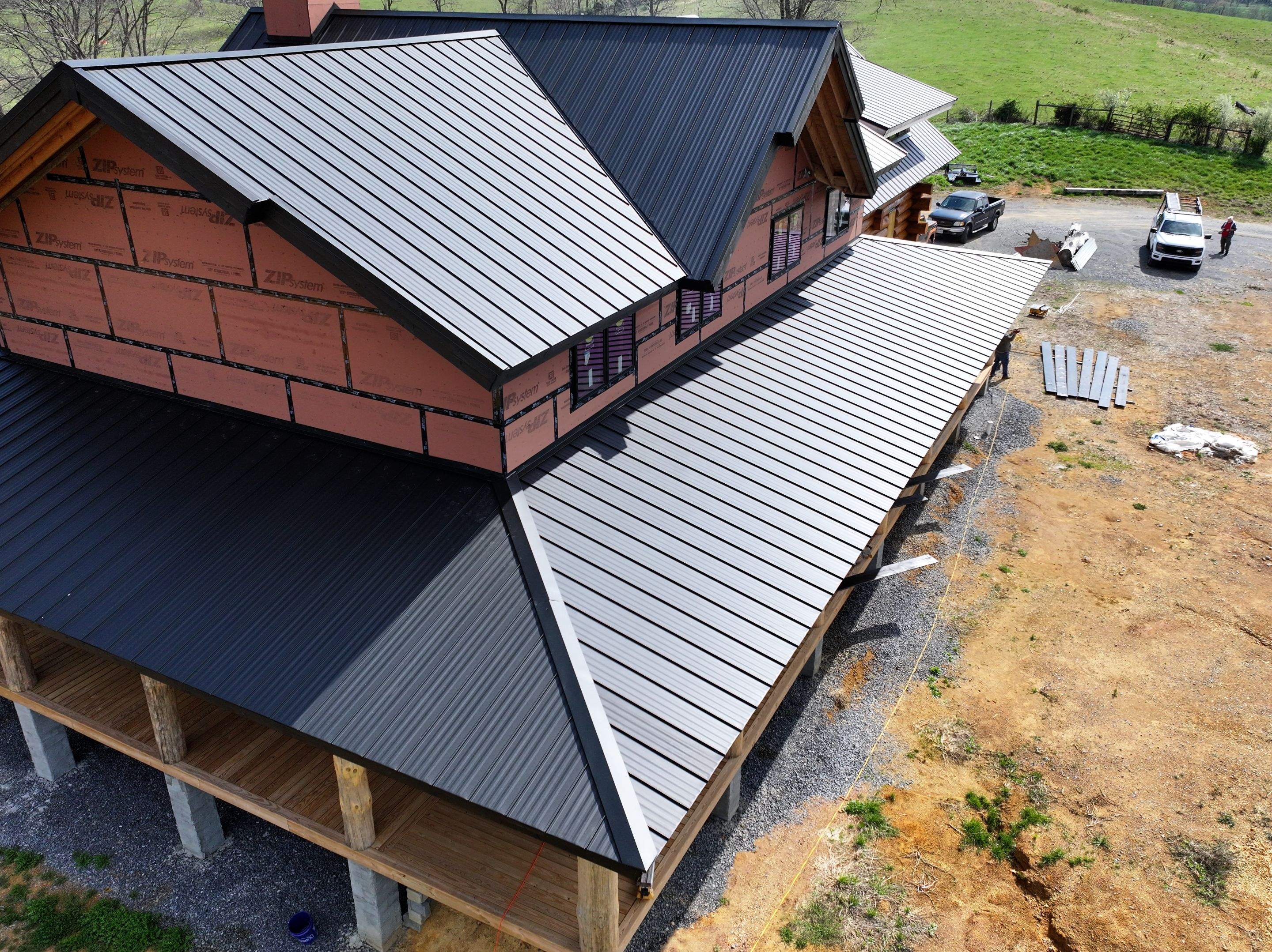 Black Frost Standing Seam by Omnia Roofing