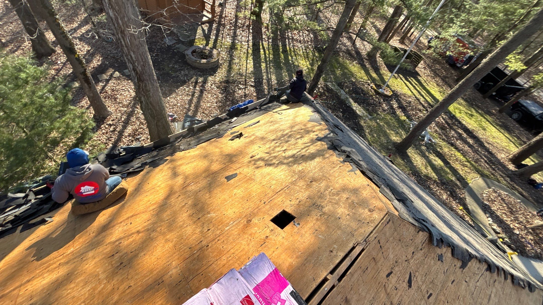 Roof Replacement using Owens Corning Colonial Slate by 180 Contractors