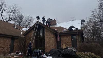 Turtle Shell gutter protection installation in West Chicago, IL 60185, photograph 67