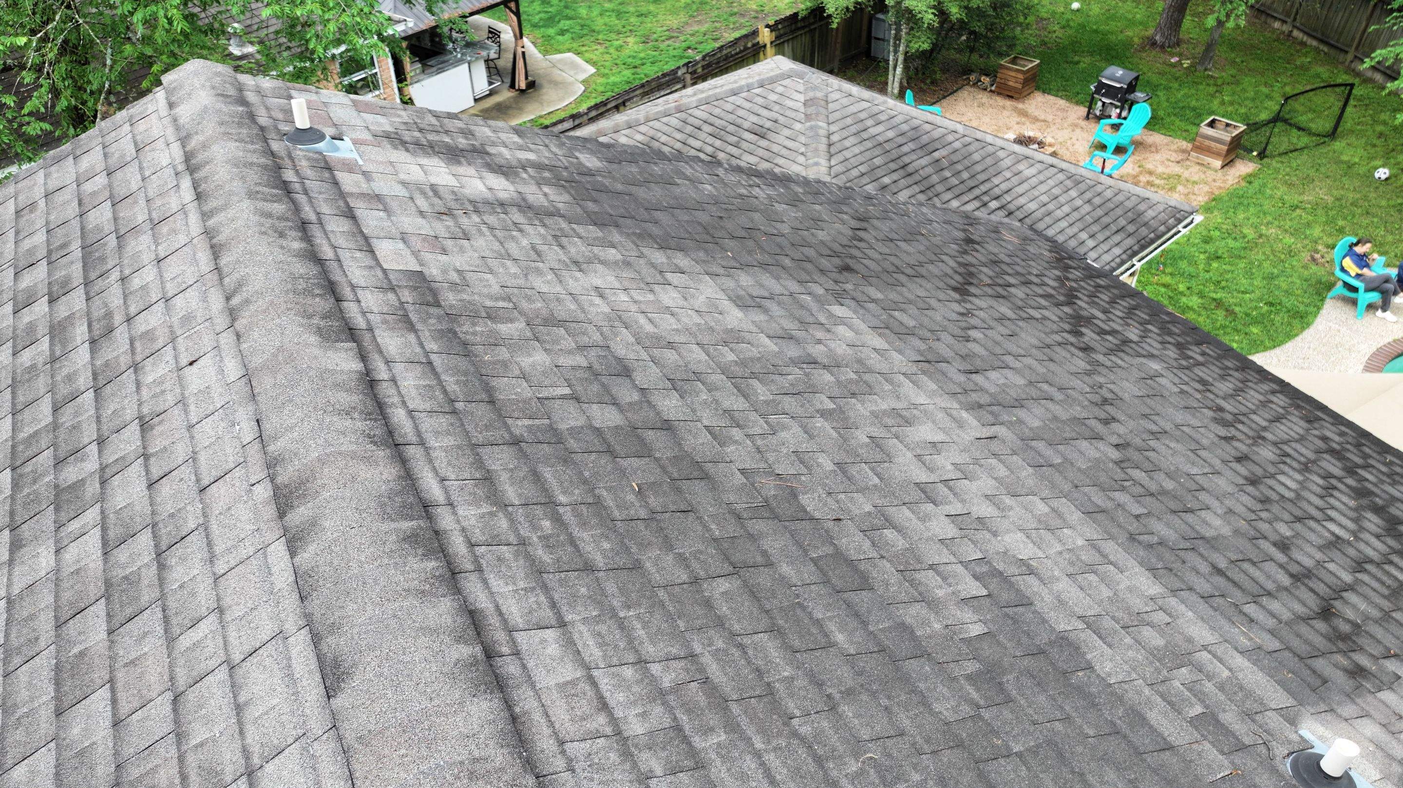 Roof Leak Repair with Peel-and-Stick Membrane — Spring, TX by PL Roofing & SB Roofing, LLC.
