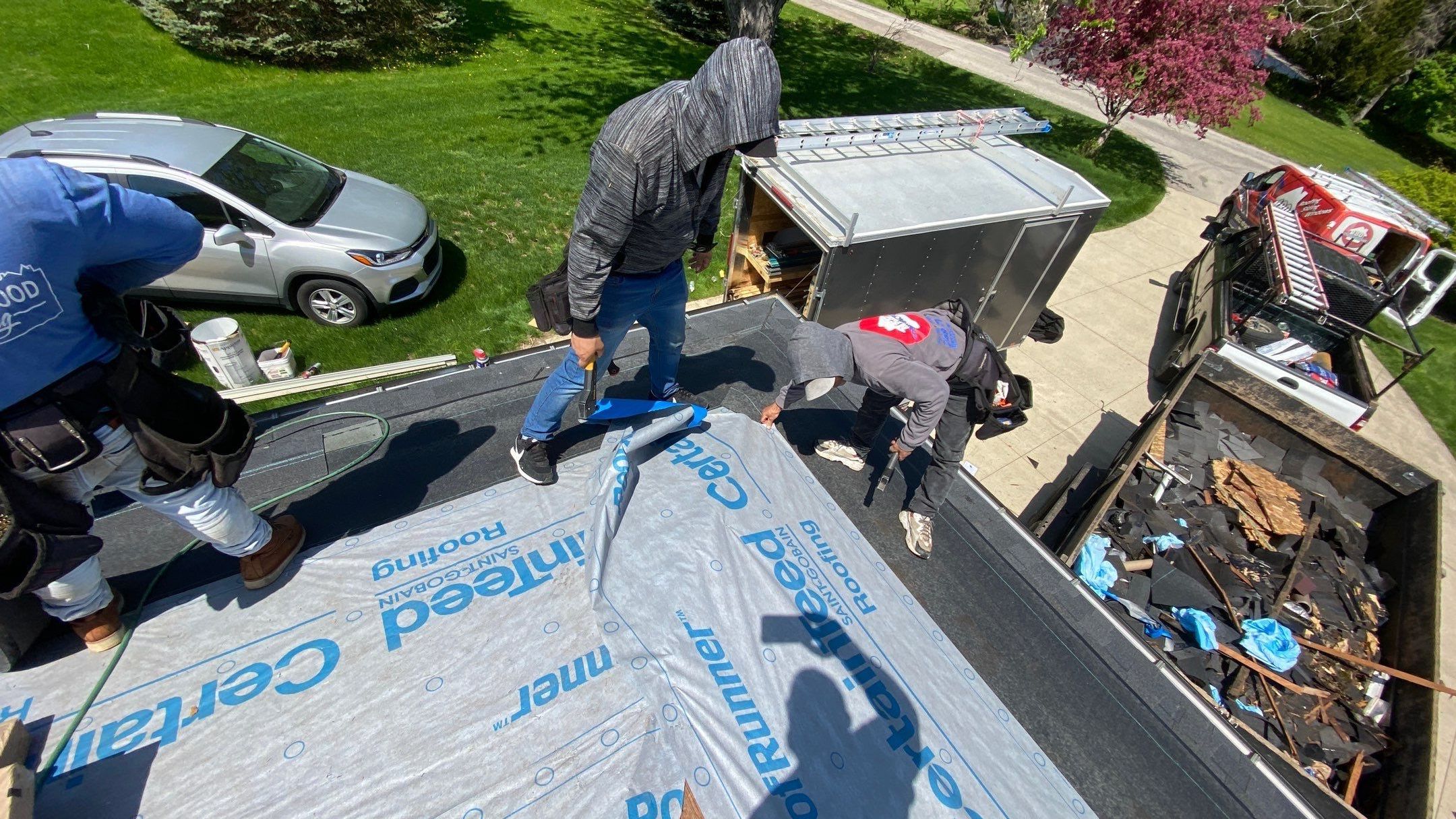 Roof Replacement using CertainTeed Landmark by 180 Contractors