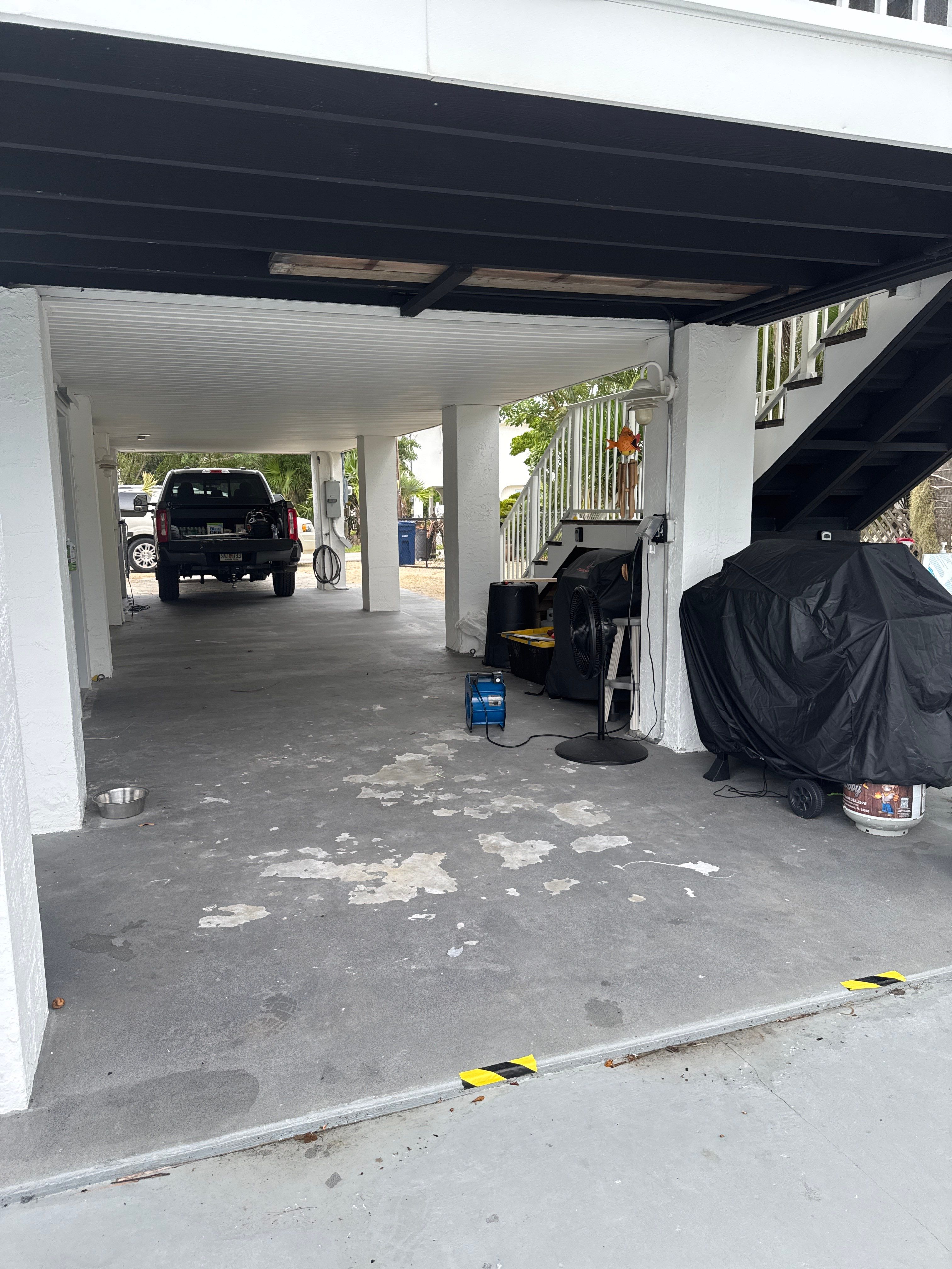 “Tidal Wave” Carport in Big Pine Key, FL by Tropical Epoxy Coatings & Creations LLC