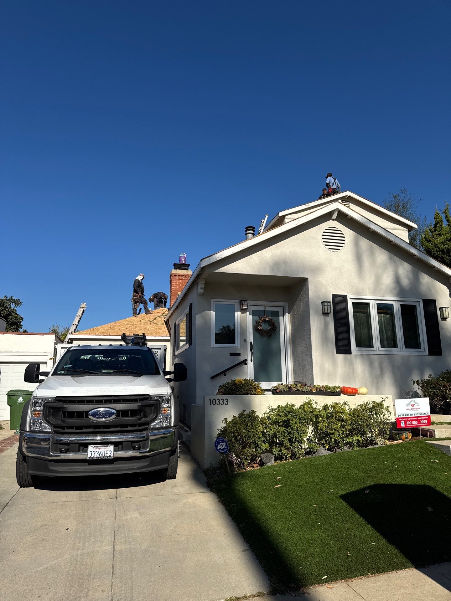 Residential Roofing Installation using Owens Corning Duration Cool Shingles by Hull Brothers Roofing