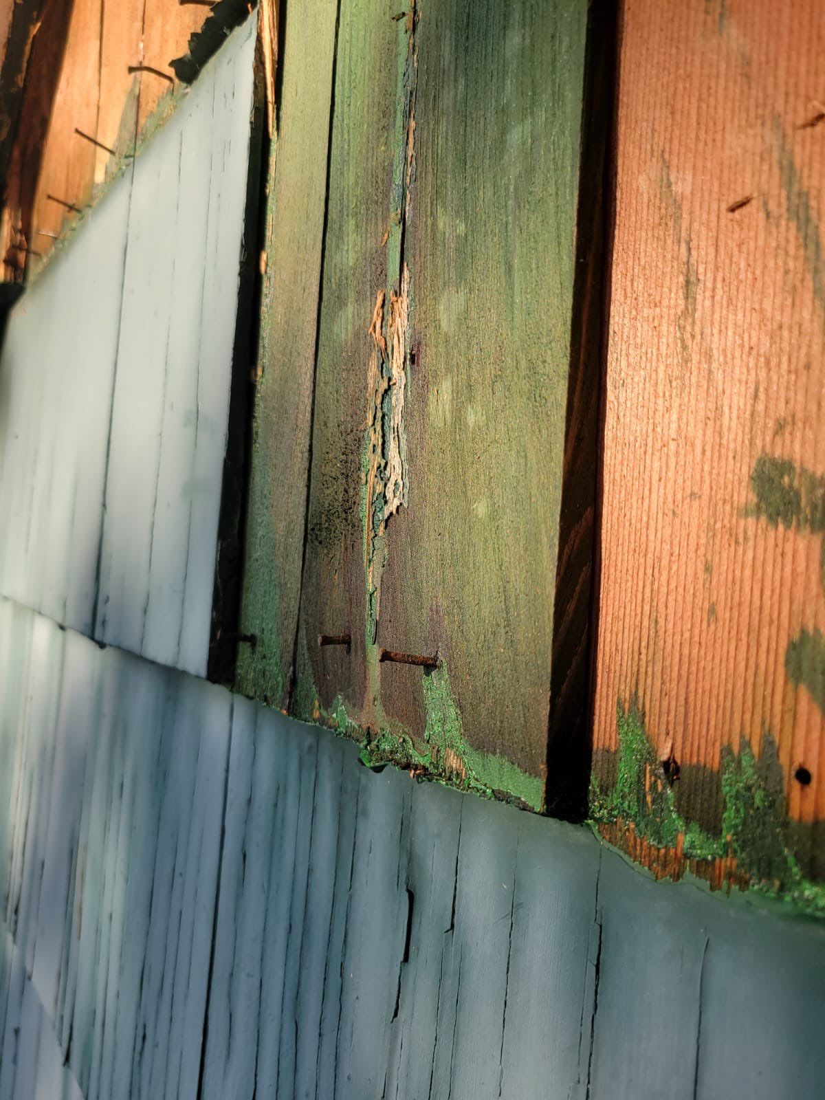 Siding Repair using Wood Shake by A Plus Exterior