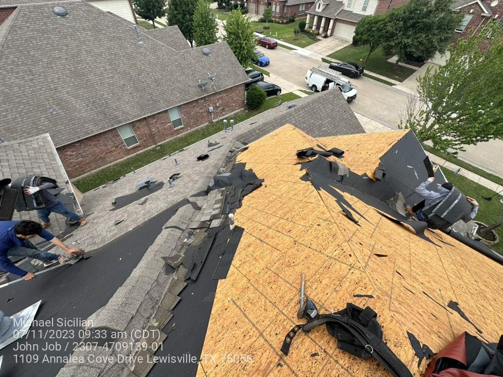 Project in Lewisville by Zeus Exteriors
