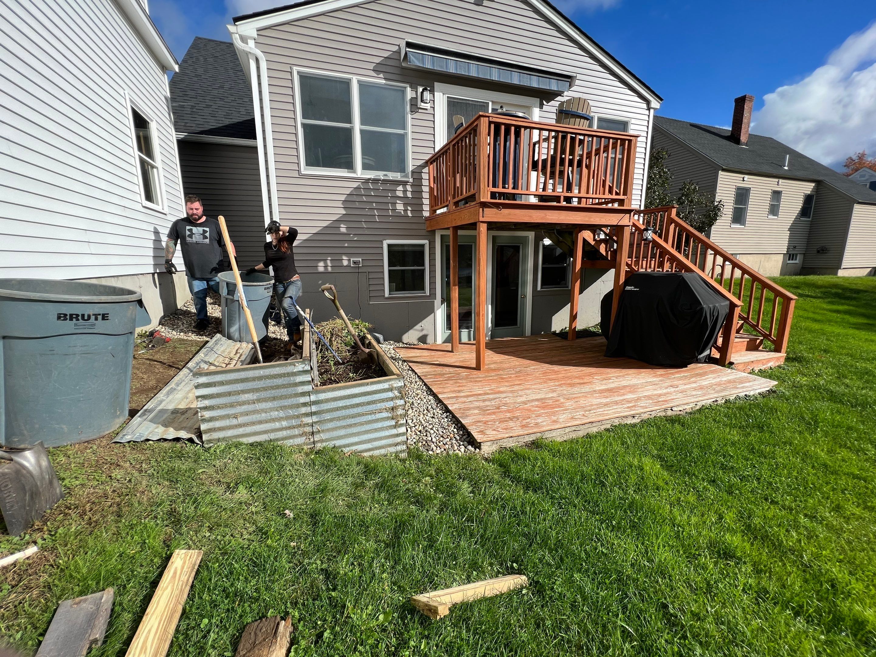 Who Needs a New Deck and Go Big!! Elliot Maine for the Win by Tall pine roofing