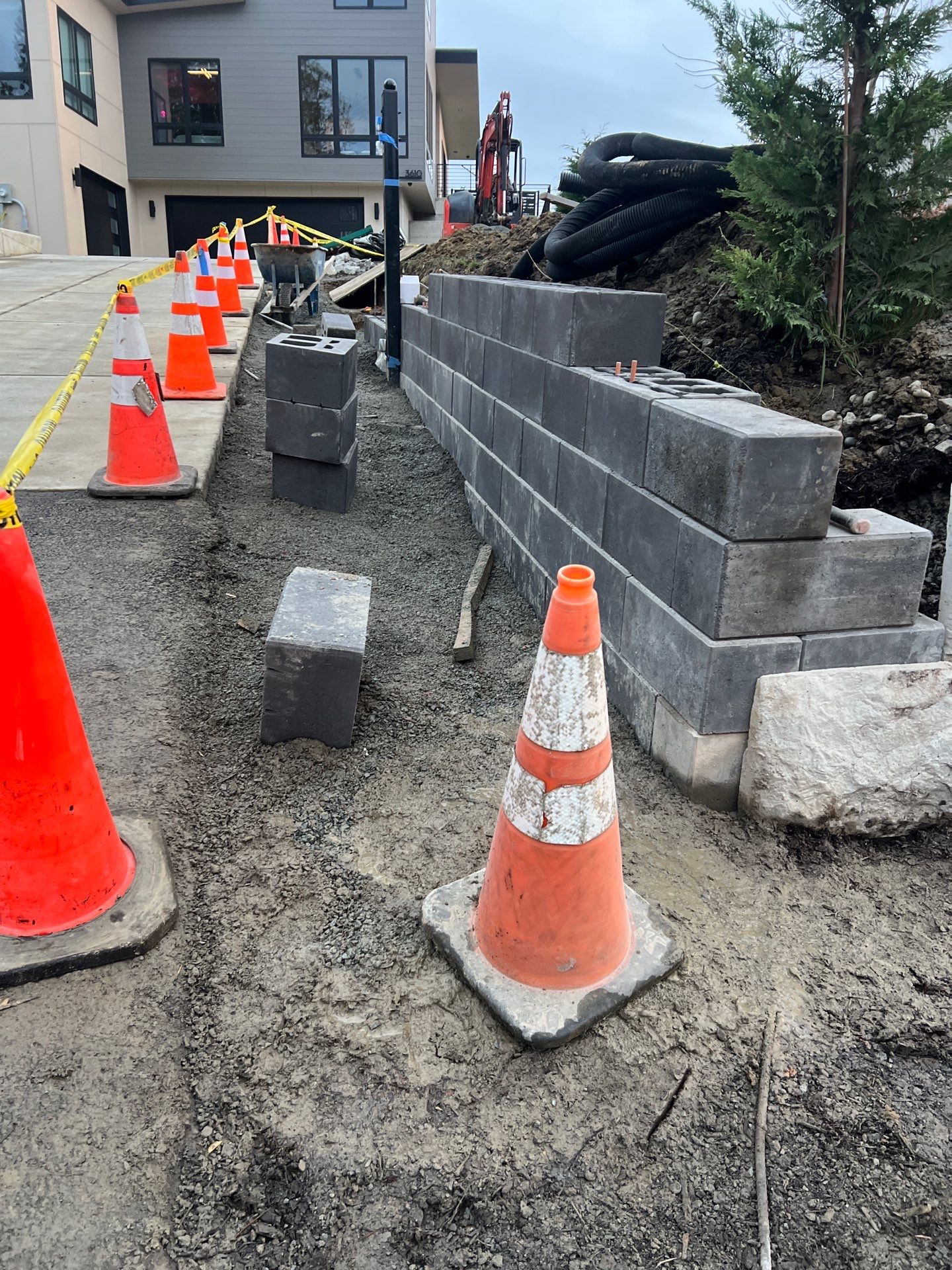 Retaining Wall & Concrete Patch Repair | Everett  by Jireh Asphalt & Concrete Inc 