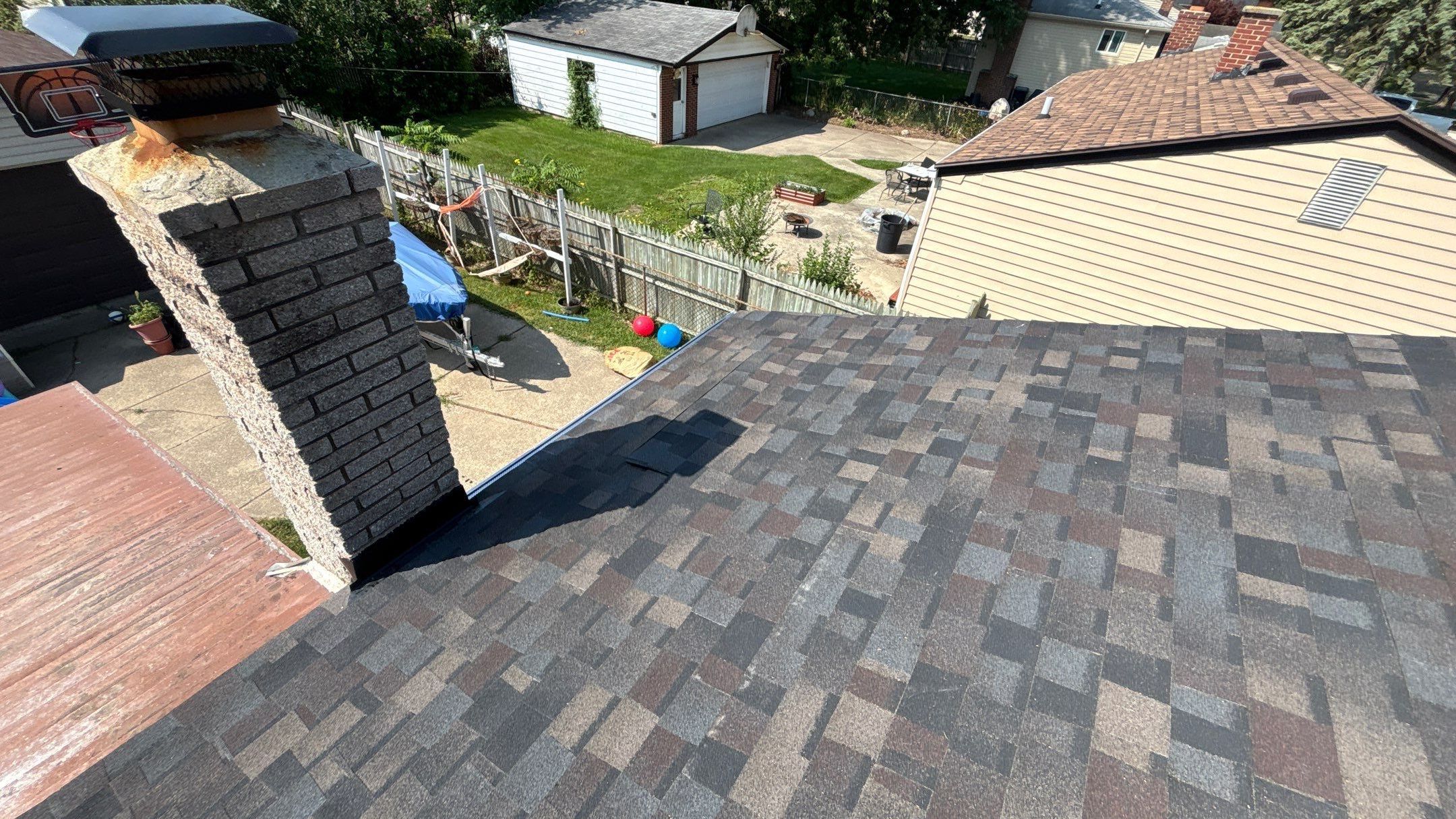 Roof Replacement using Owen Black Sable by 180 Contractors