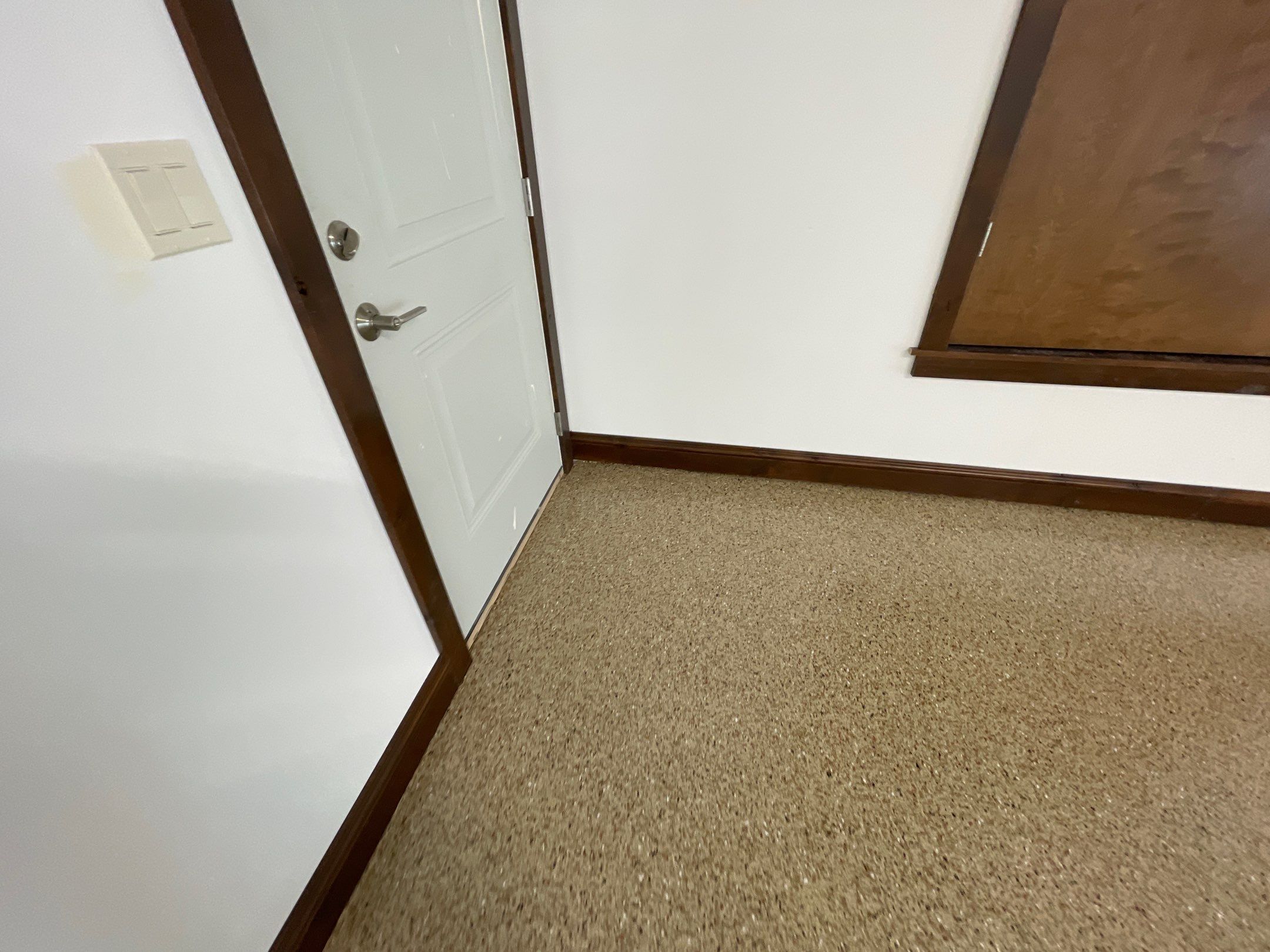 Garage Transformation using Pecan by Croc Coatings, LLC