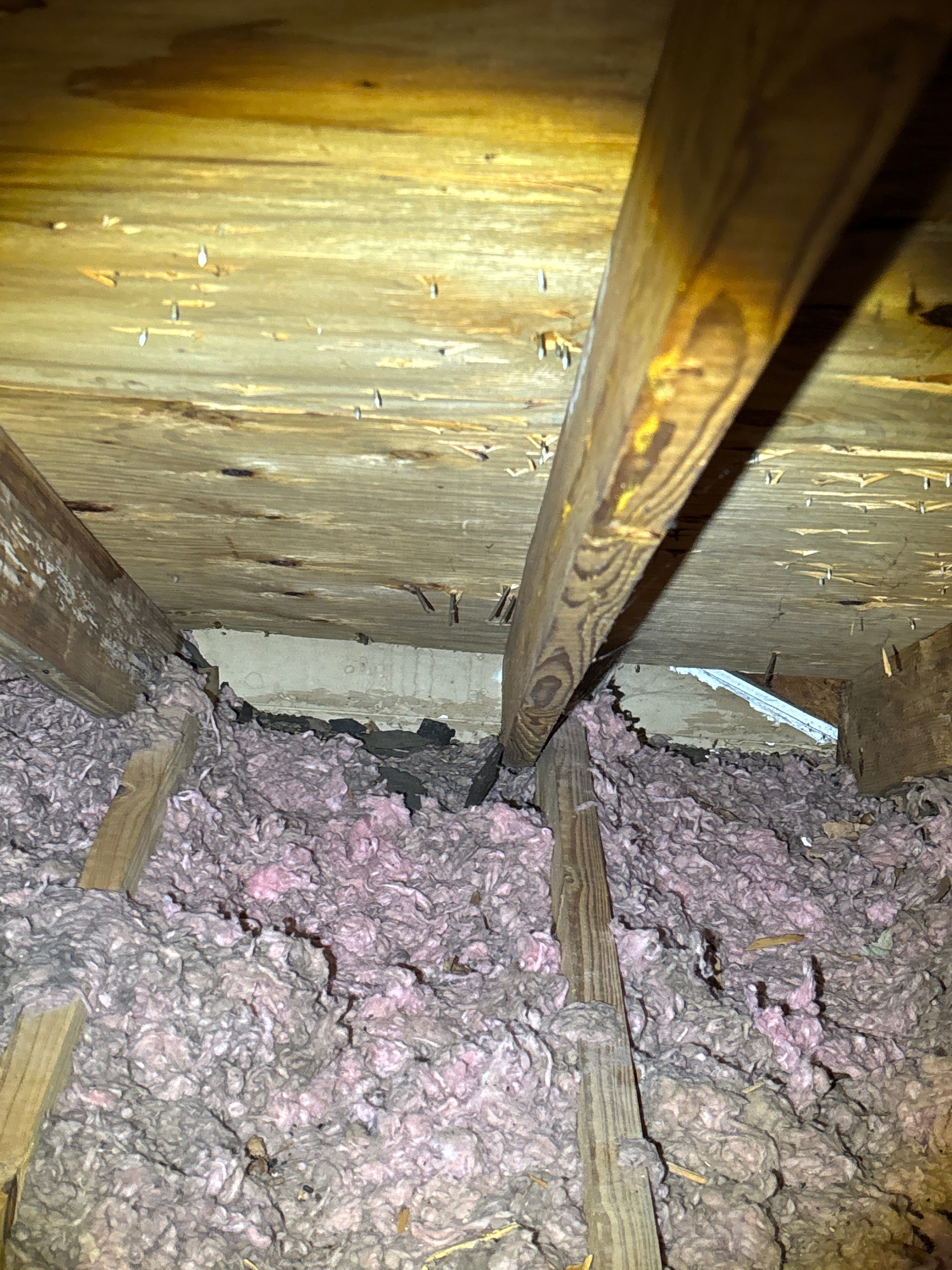 Poor roof installation by Deerfield Roofing LLC