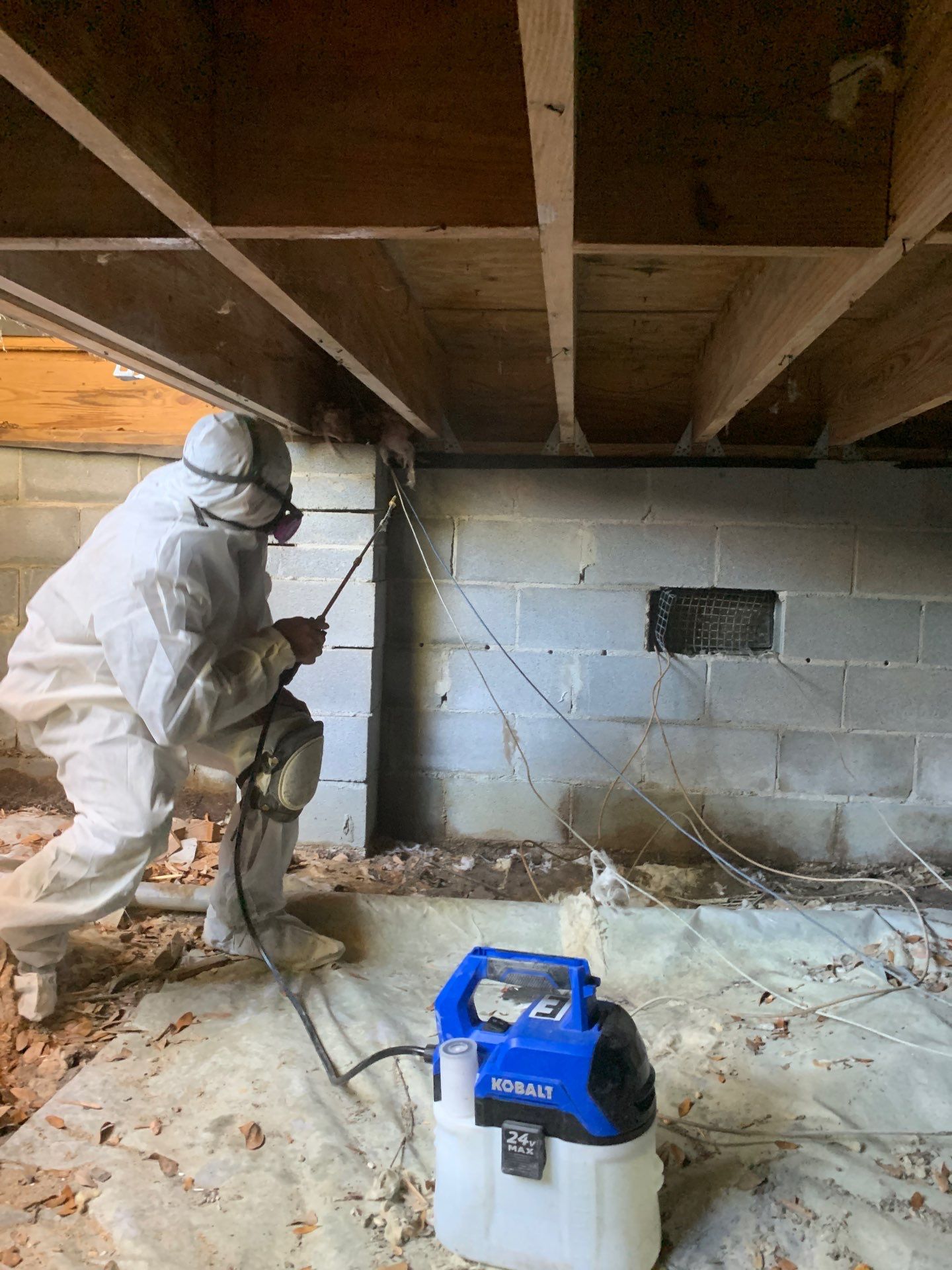 Mold Remediation and Encapsulation Crawlspace by EAS Environmental, LLC.