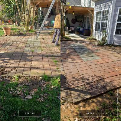 House Wash using cleaner