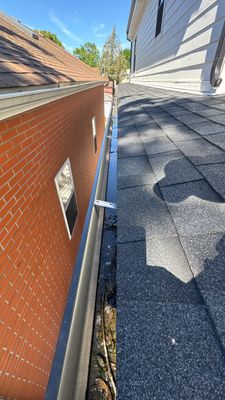 Turtle Shell gutter protection installation in Chicago, IL 60634, photograph 10