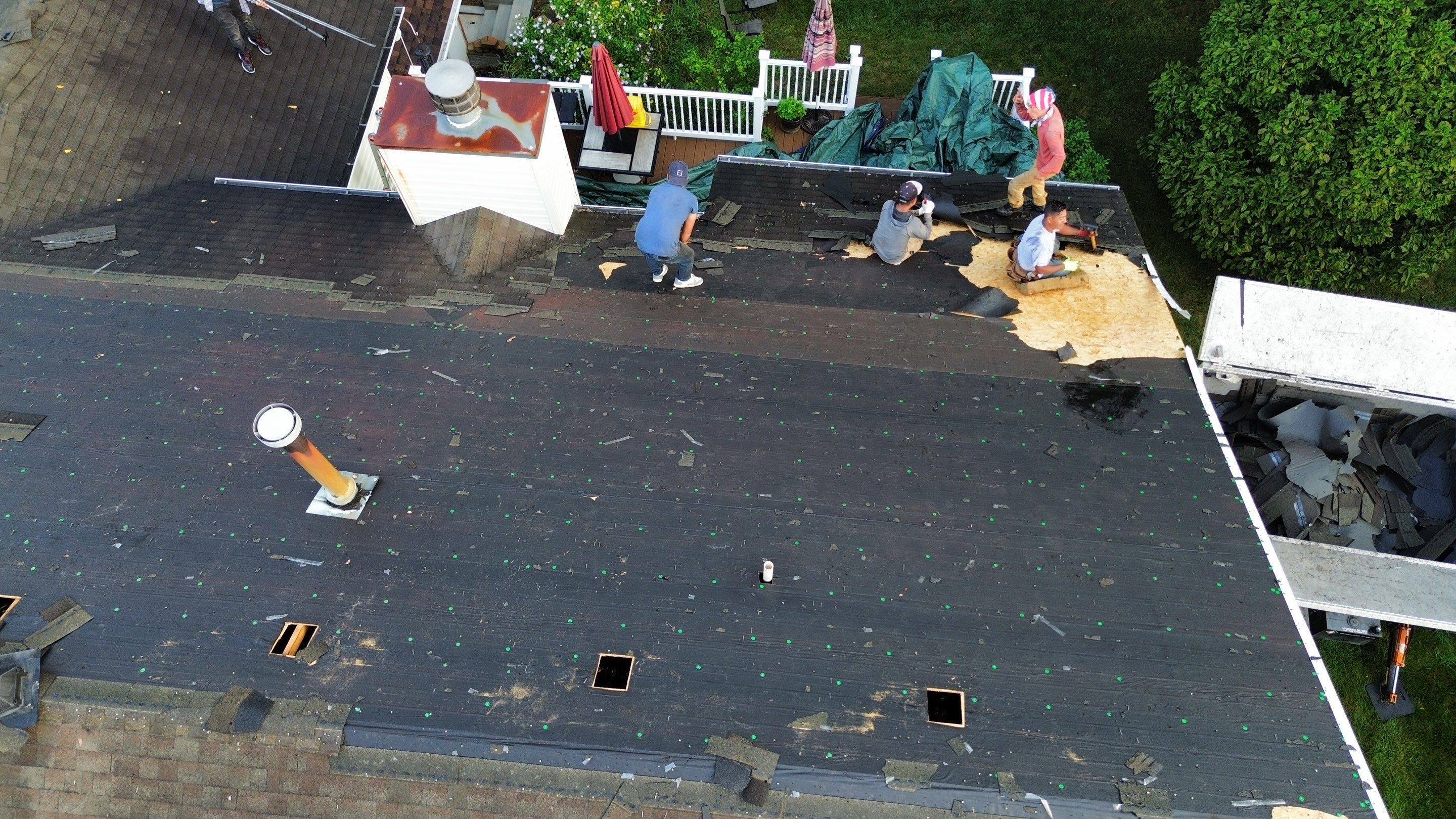 Residential Roofing Installation using Timberline HDZ Shingles - Hickory by RoofX 