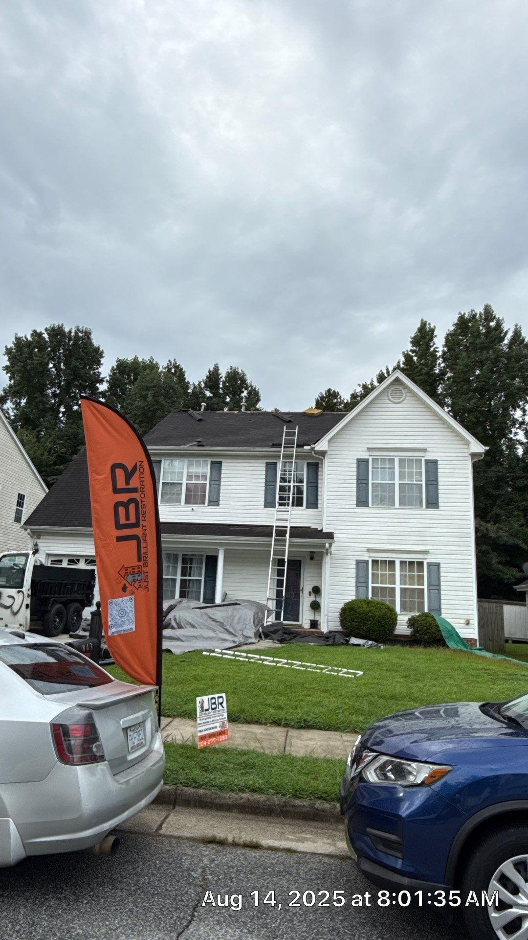Roof, siding and gutter replacement by hail damage by Just Brilliant Restoration JBR