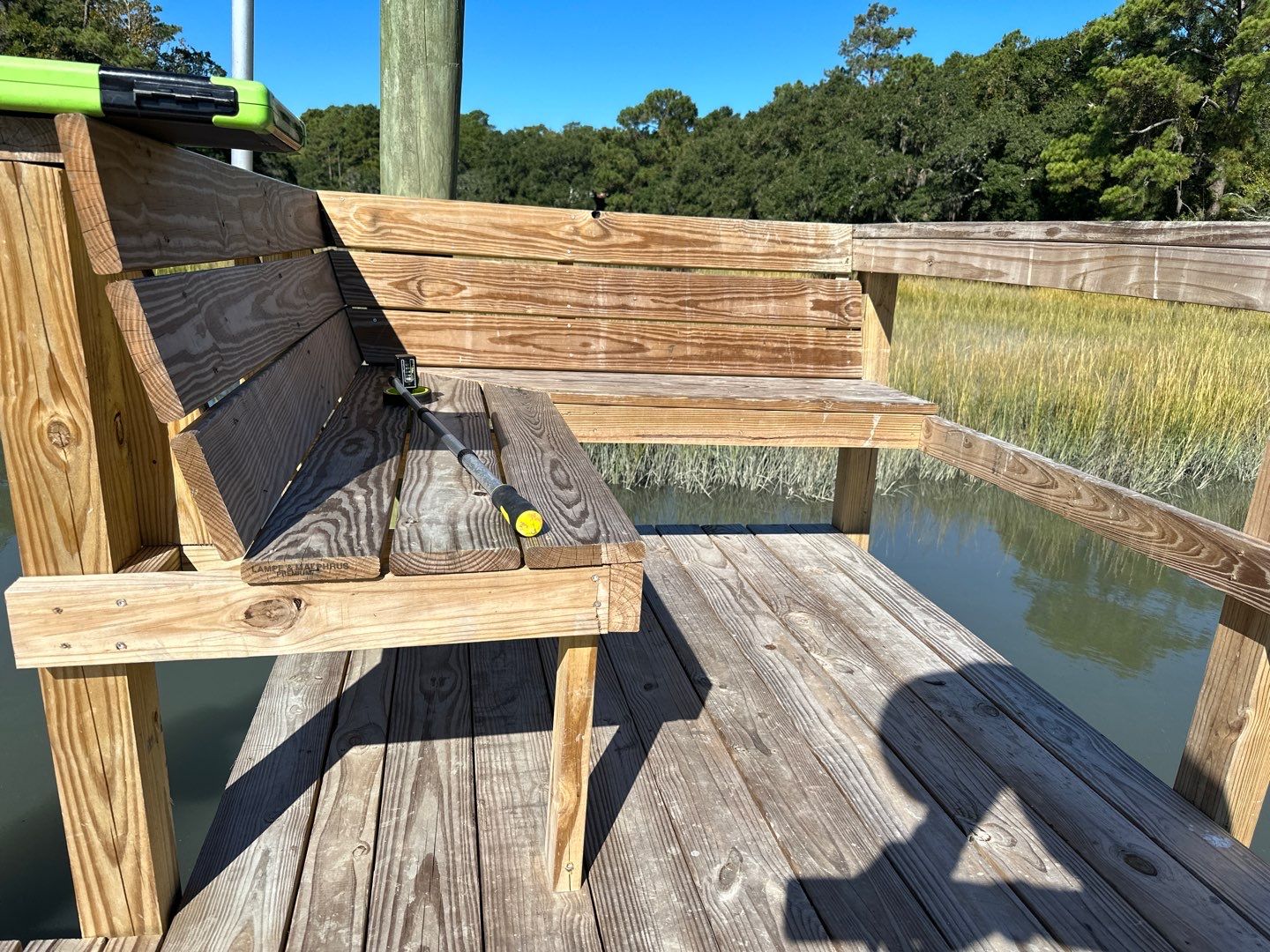 Dock using Wood Sealant by DuraSeal
