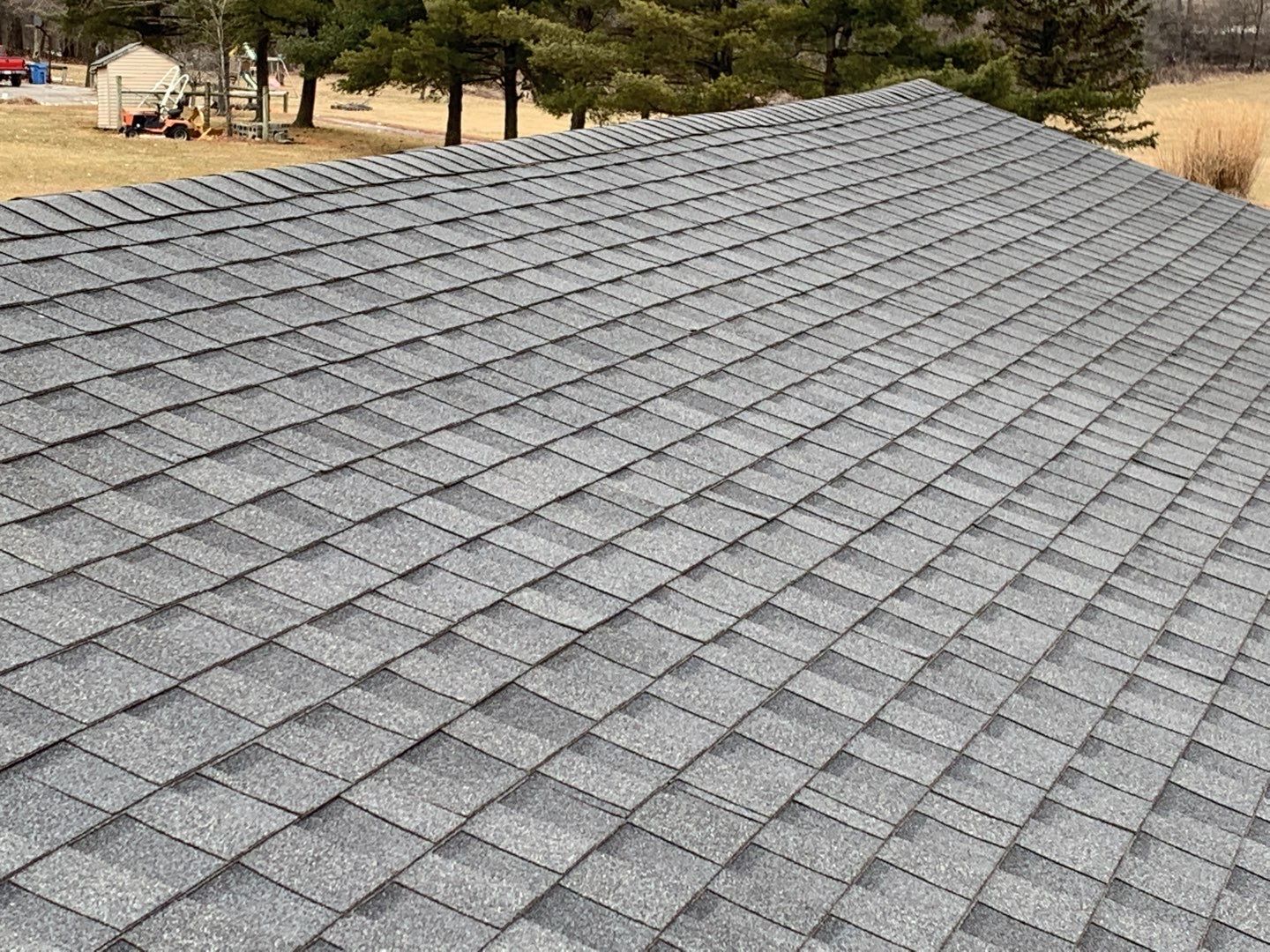 Exposed Fastener Metal Roof on Multi-Home Property in Columbia City, Indiana by 4Ever Metal Roofing