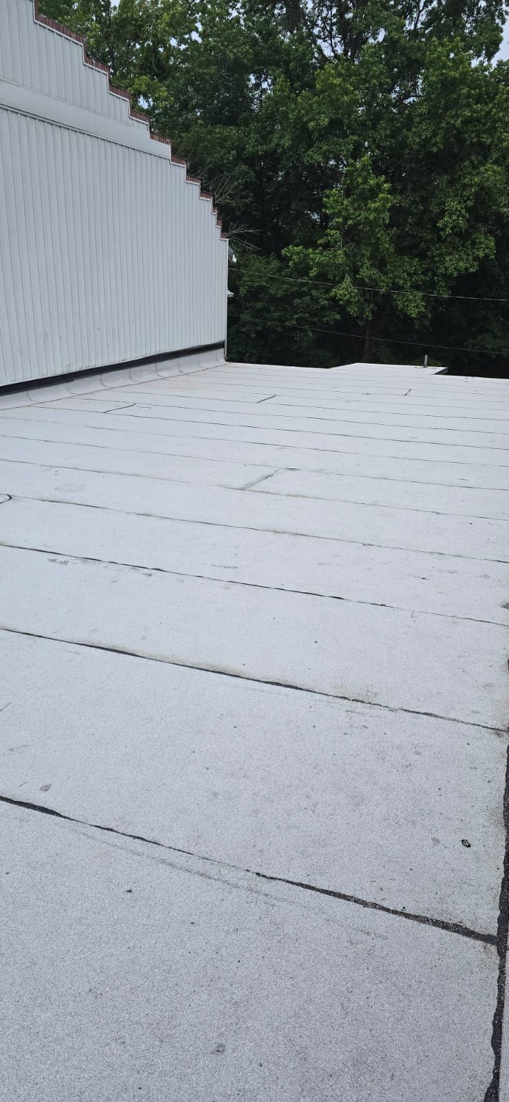 Roof Installation using Silicone APP Elevate Coating by ExteriorPros