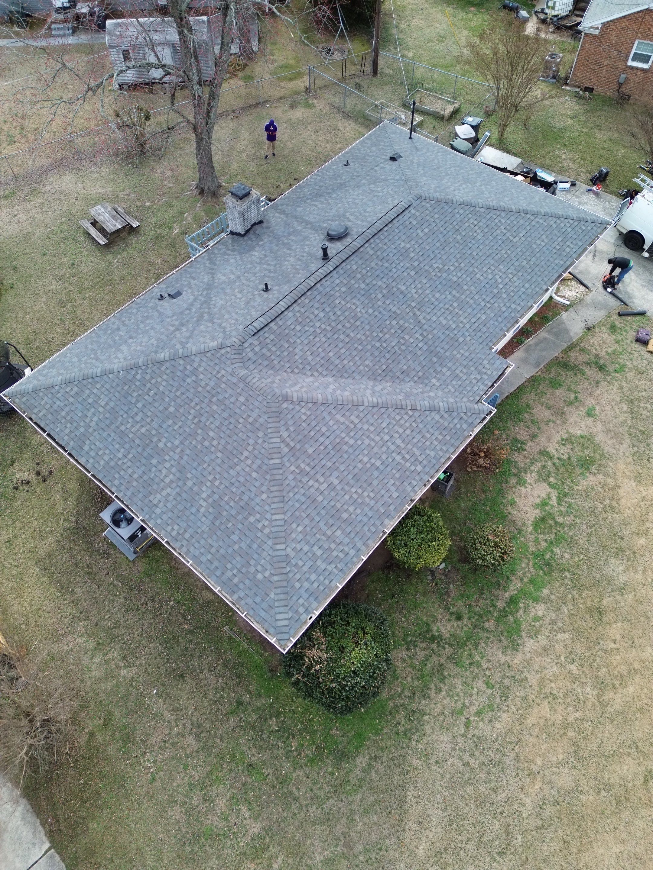 Roof replacement by hail and wind damage by Just Brilliant Restoration JBR