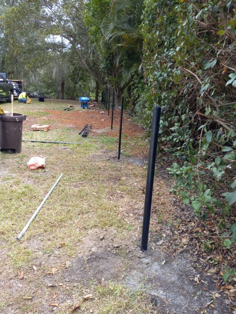 Sarasota, FL 4ft. Tall Black Aluminum & 4 ft. Tall Black Chain-link Fence by Asap fence and gates, LLC