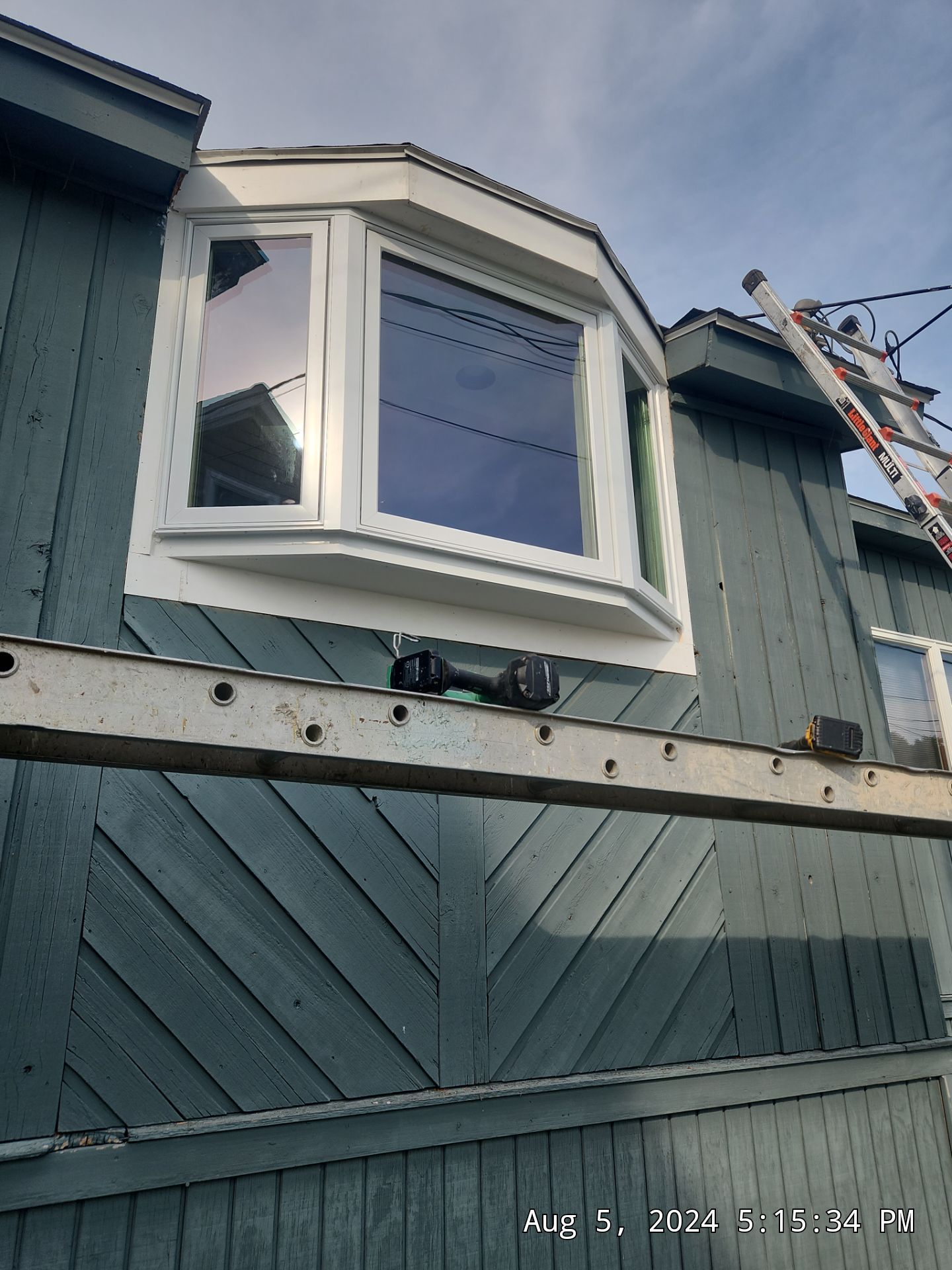 Siding Repair using New wood siding using T1-11 by A Plus Exterior