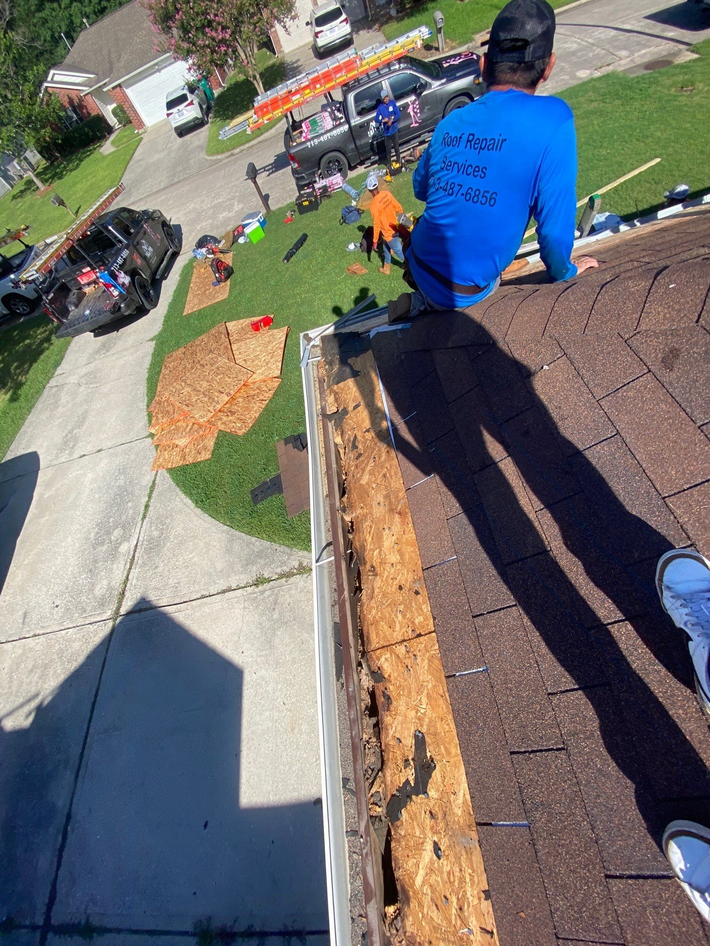 Residential Roofing Repair using Owen's Corning Duration (Lifetime) Shingles by Roof Repair Company