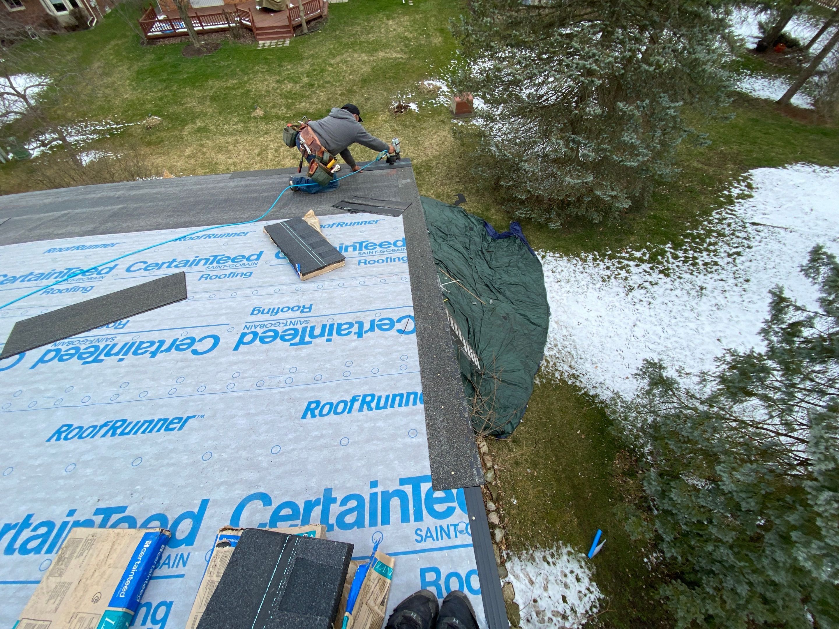 Roof Replacement using CertainTeed Landmark by 180 Contractors
