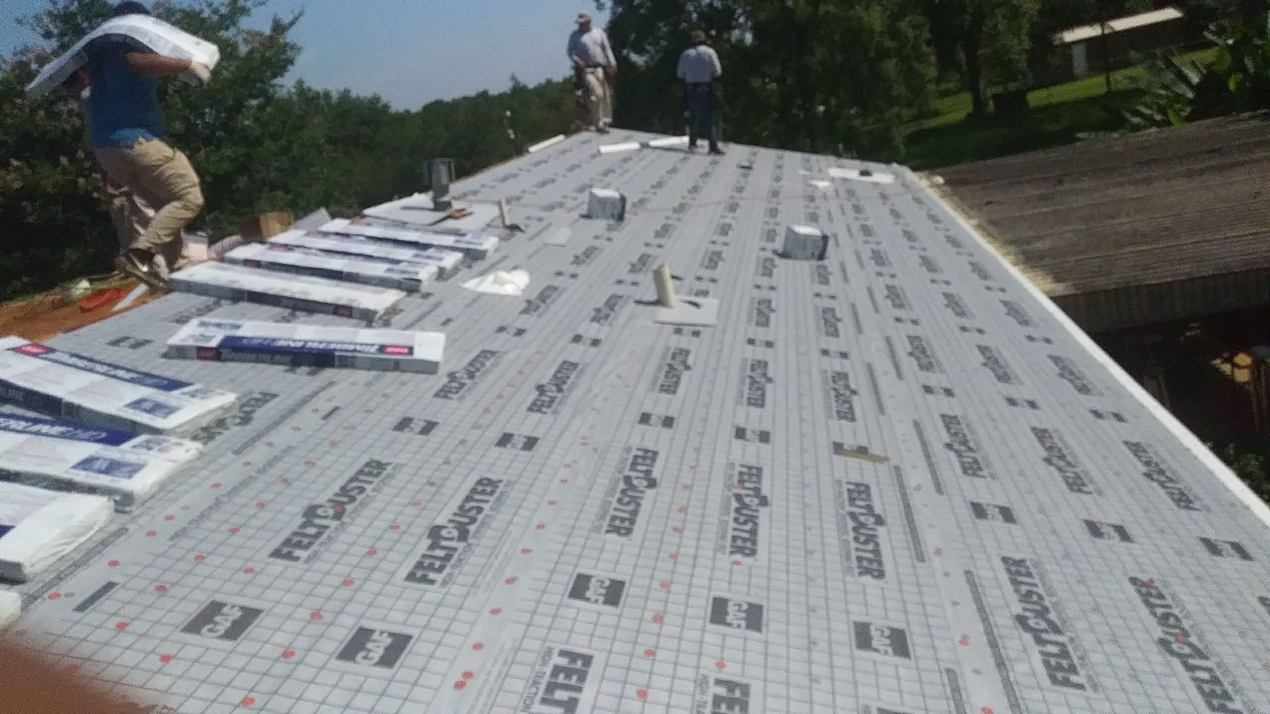 Residential Roofing Installation using Roof Replacement by American Roofing & Construction LLC