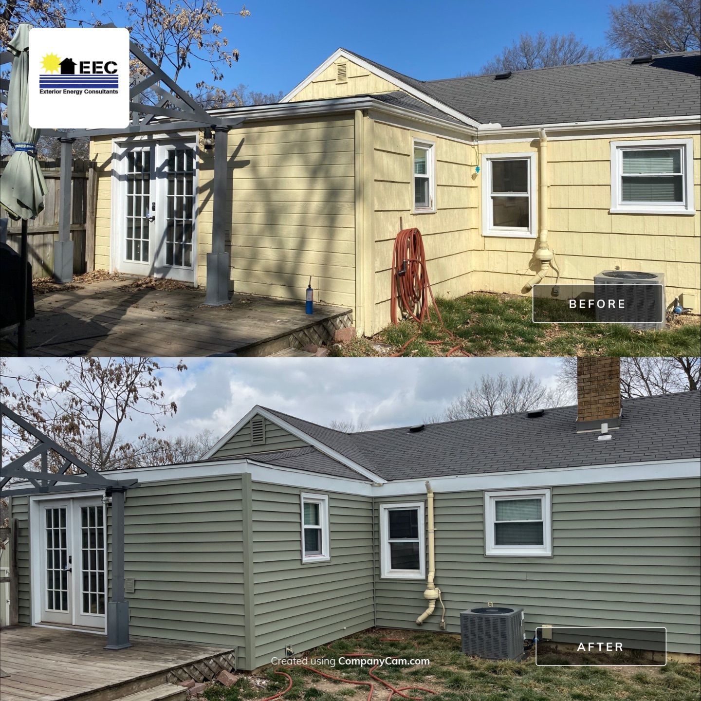Out with old in with the new! by EEC  Windows, Siding & Roofing 