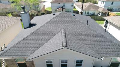 Complete Charcoal-Gray Roof Replacement — Spring, TX
