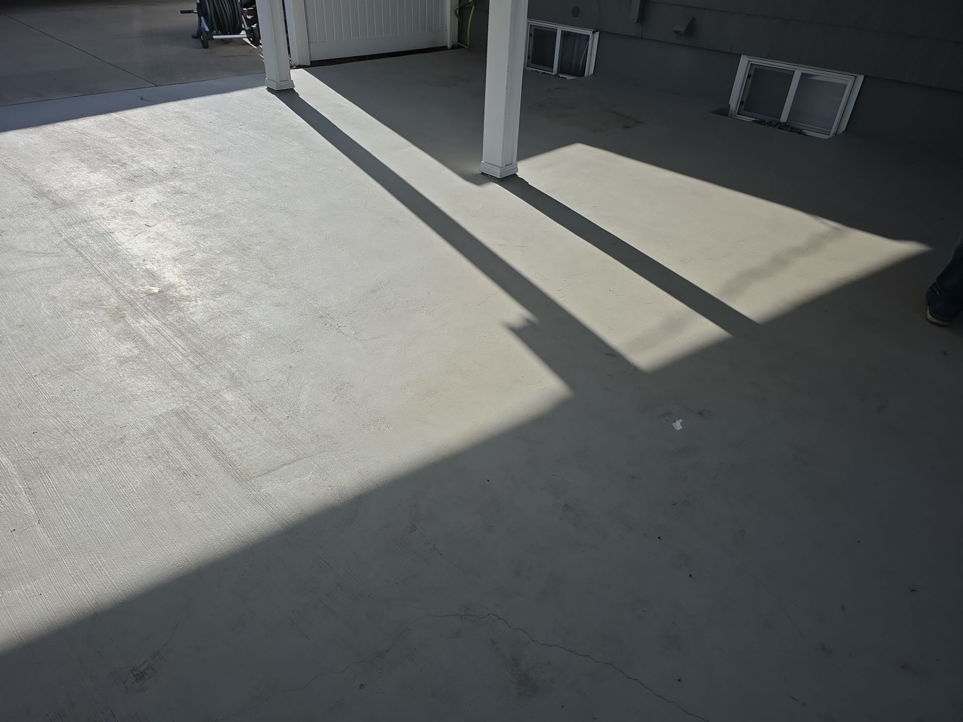 Battleship Hybrid Concrete Coating for Spokane Patio and Walkway by Croc Coatings, LLC