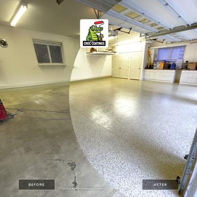 Garage Transformation using Driftwood Colorway