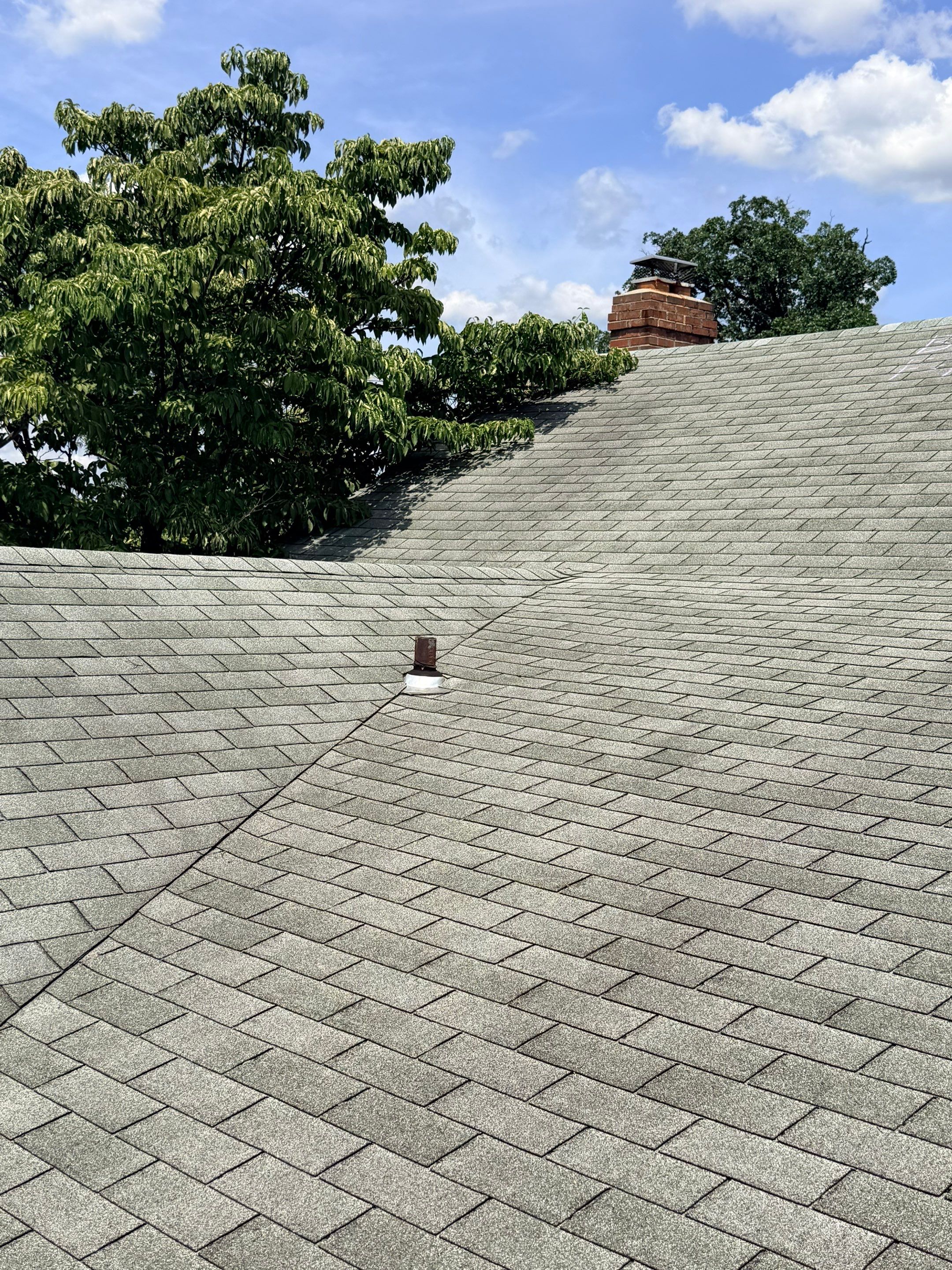 Architectural Asphalt Shingle Roof Replacement in Timonium, Maryland by First Chesapeake Roofing