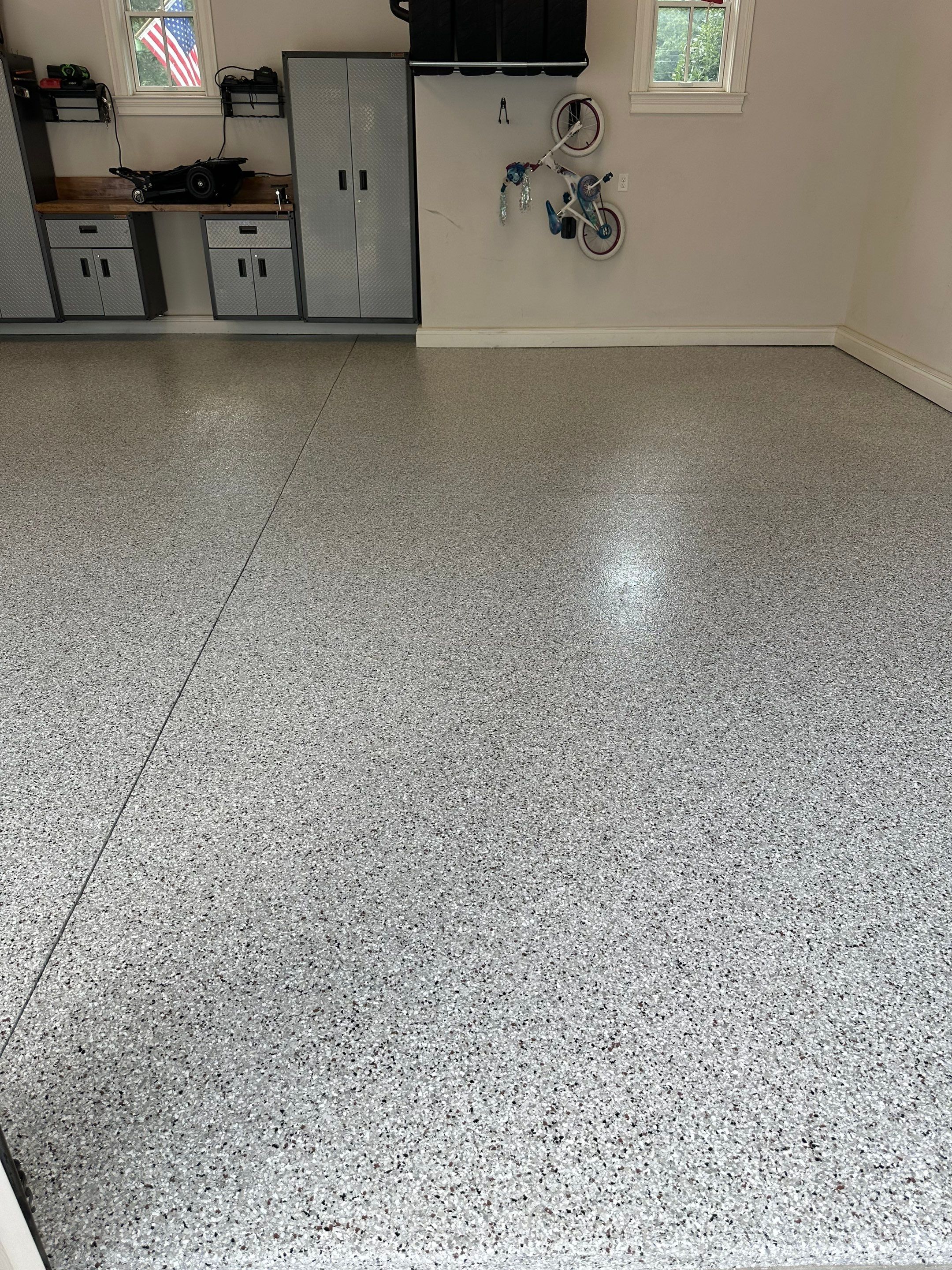 Garage Floor Coating using Coyote by My Garage Floor Guys