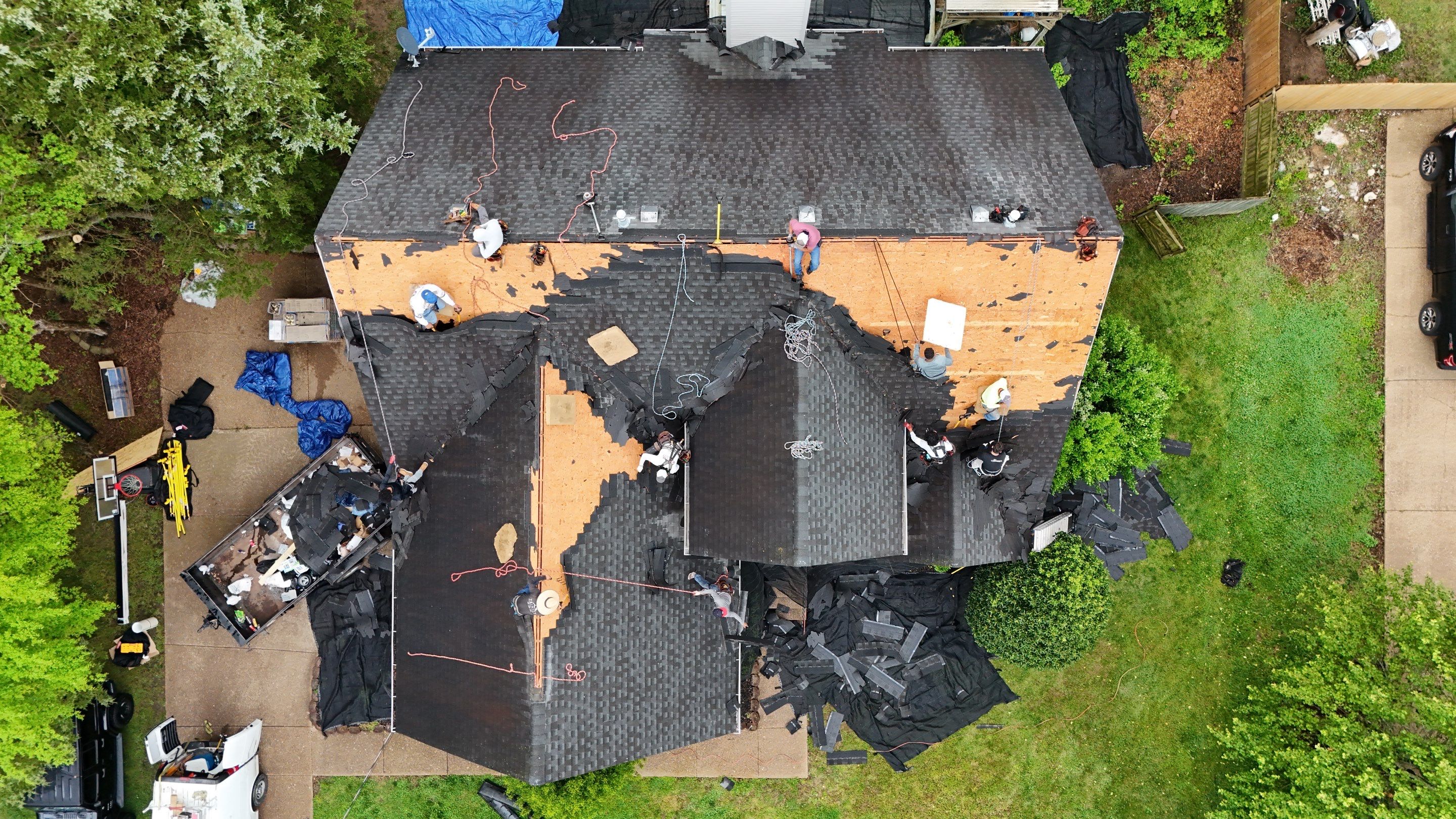 Charcoal Black Re-Roof by Royal House LLC