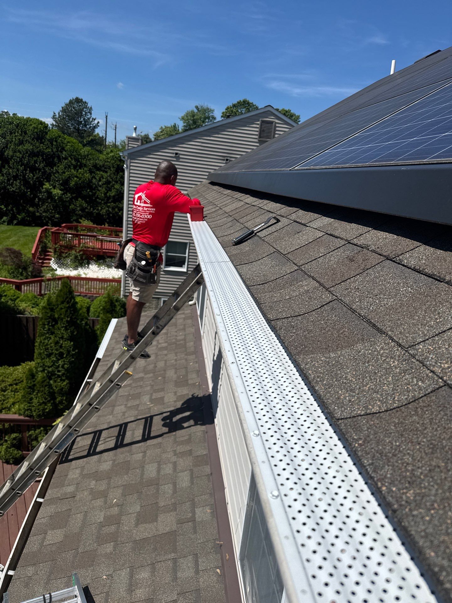New Gutter guard  by Alpha Design Services